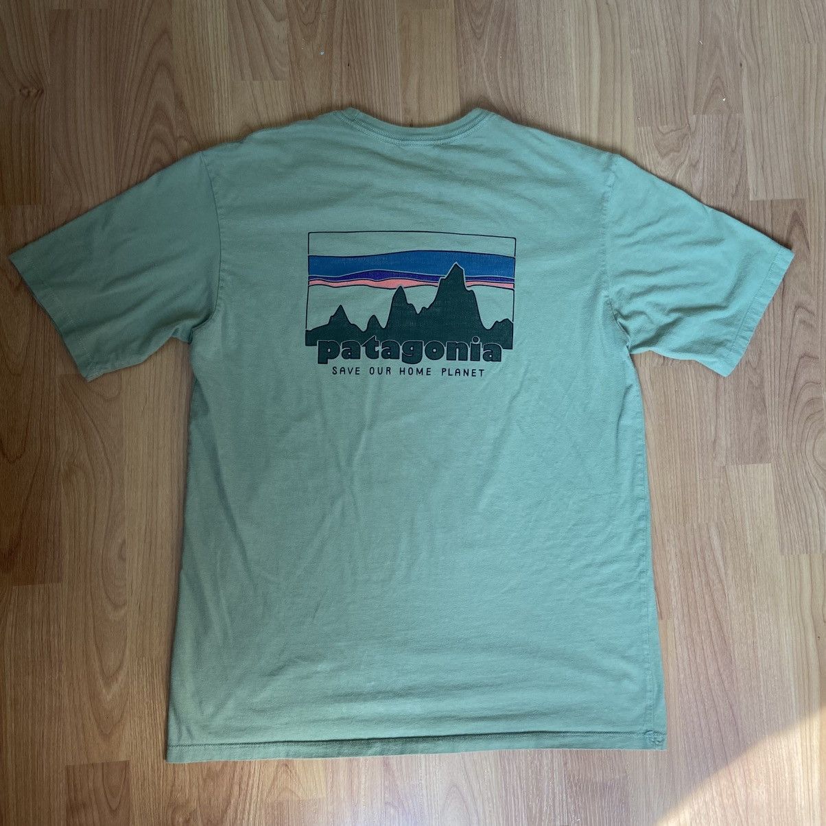Patagonia Patagonia Save Our Planet Gorpcore Green T-Shirt Mens Medium Size US M / EU 48-50 / 2 - 3 Thumbnail