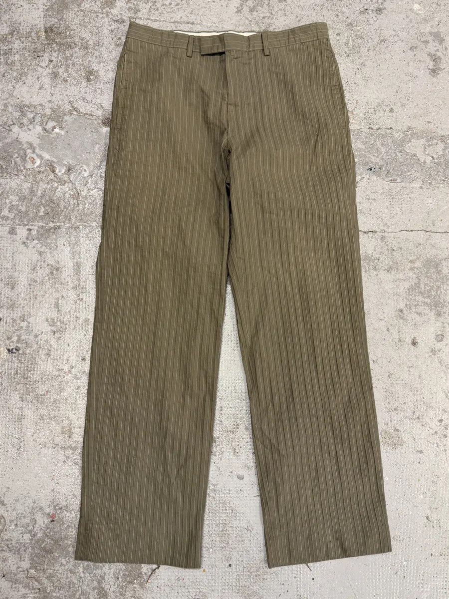 Hermes 1990s Hermes Beige Lined Cozy Pants Size US 32 / EU 48 - 1 Thumbnail