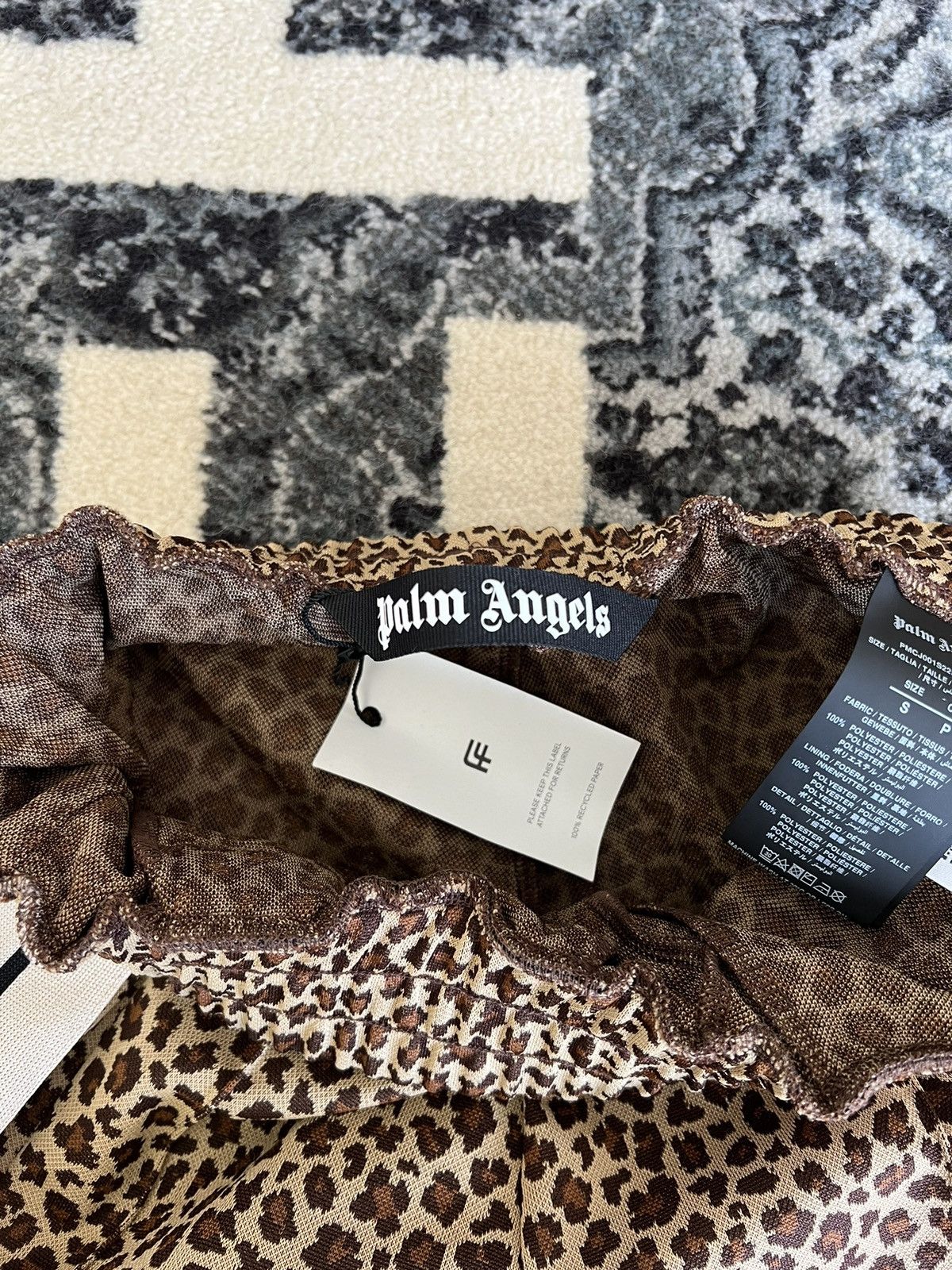 Palm Angels Palm Angels LEOPARD TRACK PANTS Size US 30 / EU 46 - 8 Thumbnail