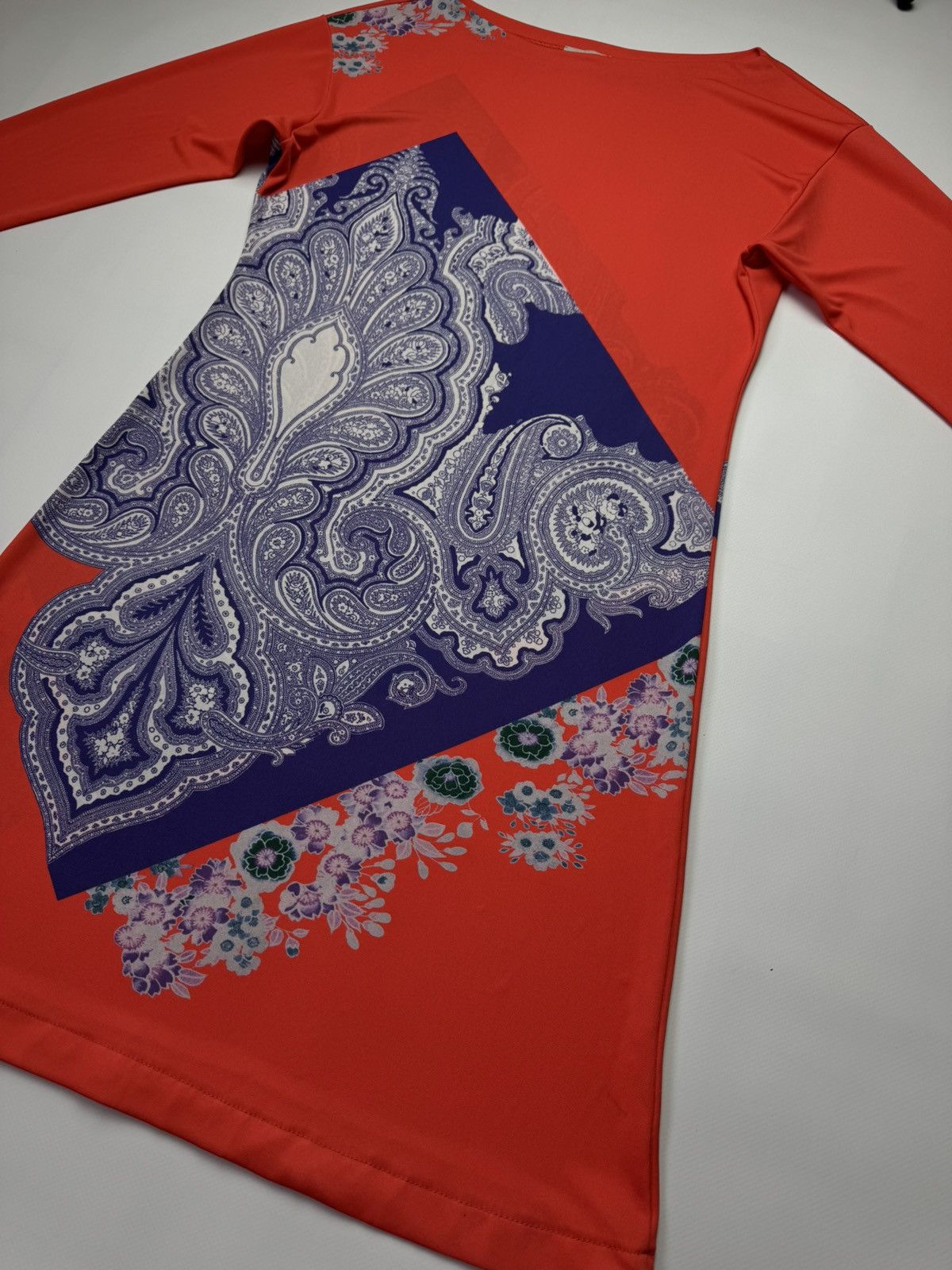 Etro Etro Milano Iconic Paisley Print Silk-Blend Dress - Size M Size M / US 6-8 / IT 42-44 - 8 Thumbnail
