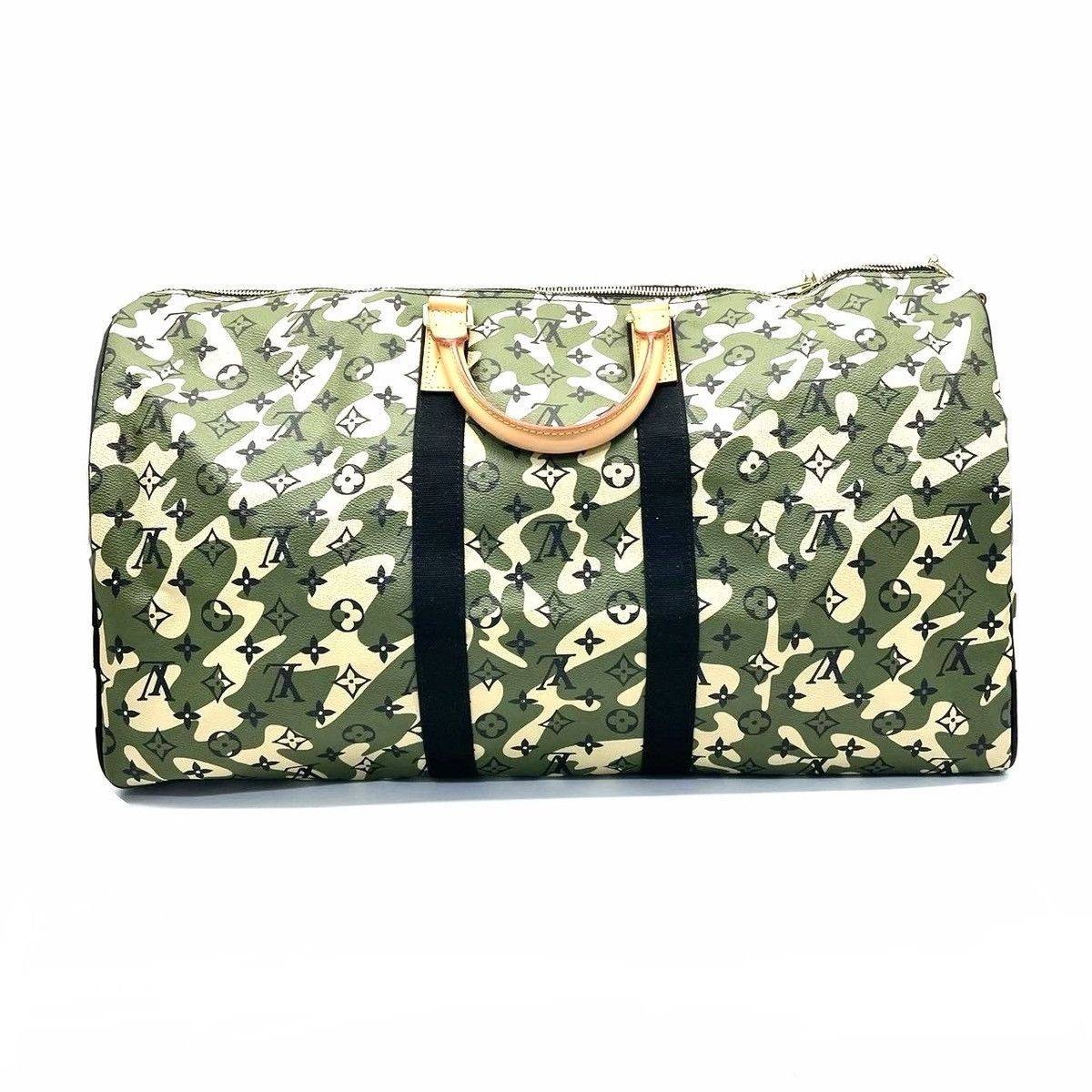 Louis Vuitton × Takashi Murakami Louis Vuitton X Takashi Keepall 55 Camouflage Monogram Size ONE SIZE - 2 Thumbnail