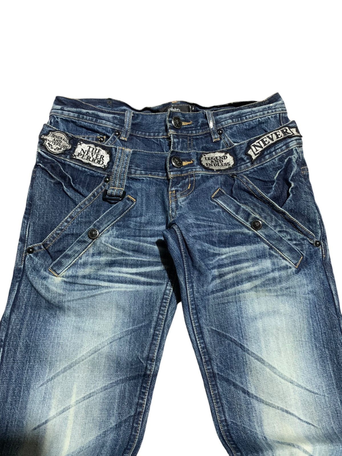 If Six Was Nine Midas double waist flare jeans patch multipocket Size US 32 / EU 48 - 2 Thumbnail