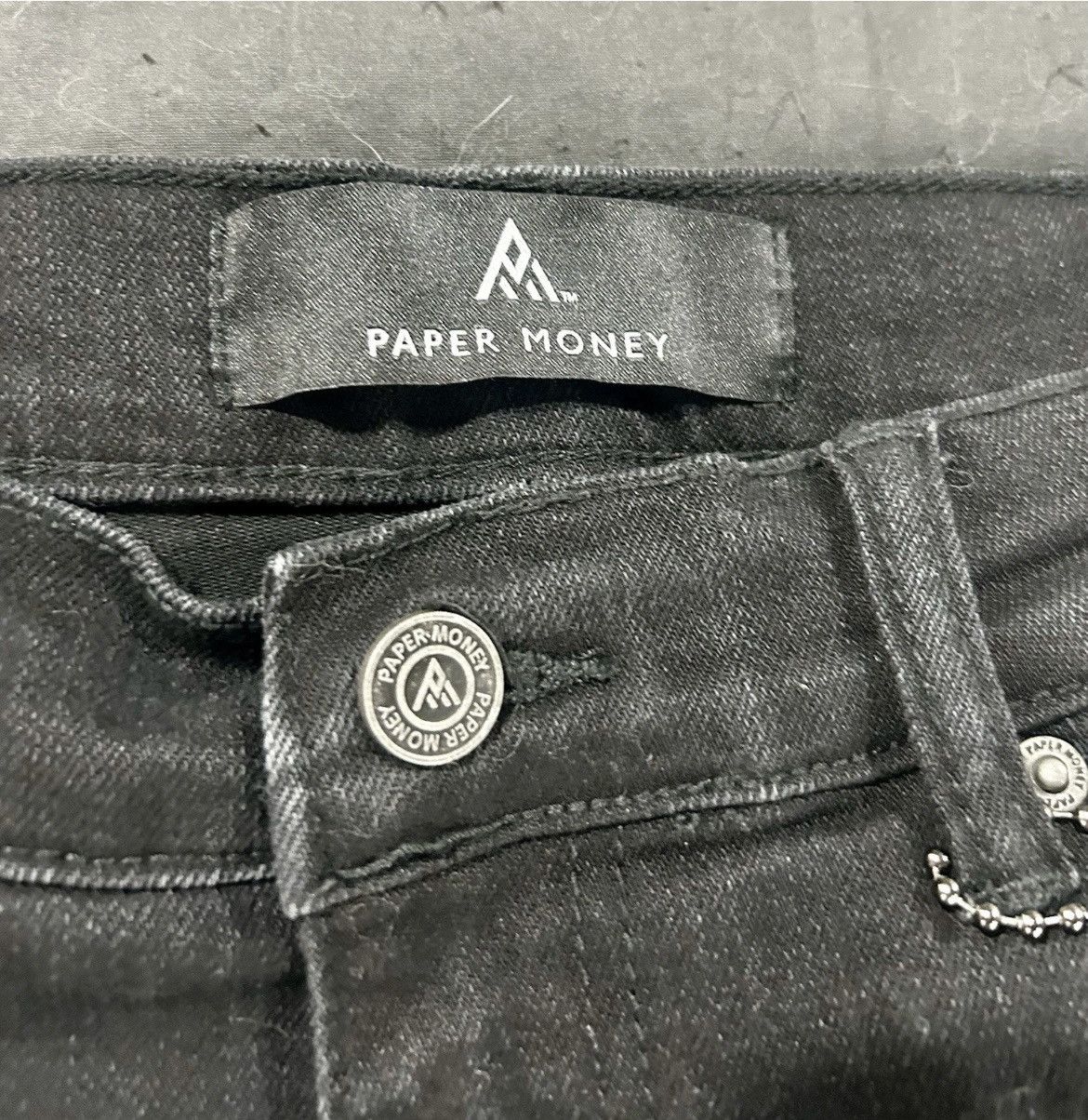 Other Paper Money "Ric Flare" Studded Black Flare Jeans – size 32 Size US 32 / EU 48 - 3 Thumbnail
