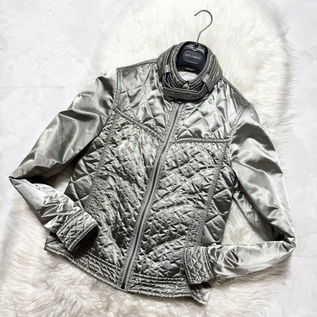 Dolce & Gabbana Authentic, Dolce & Gabbana Runway Quilted Zip-Up Jacket 46 Size US S / EU 44-46 / 1 - 6 Thumbnail