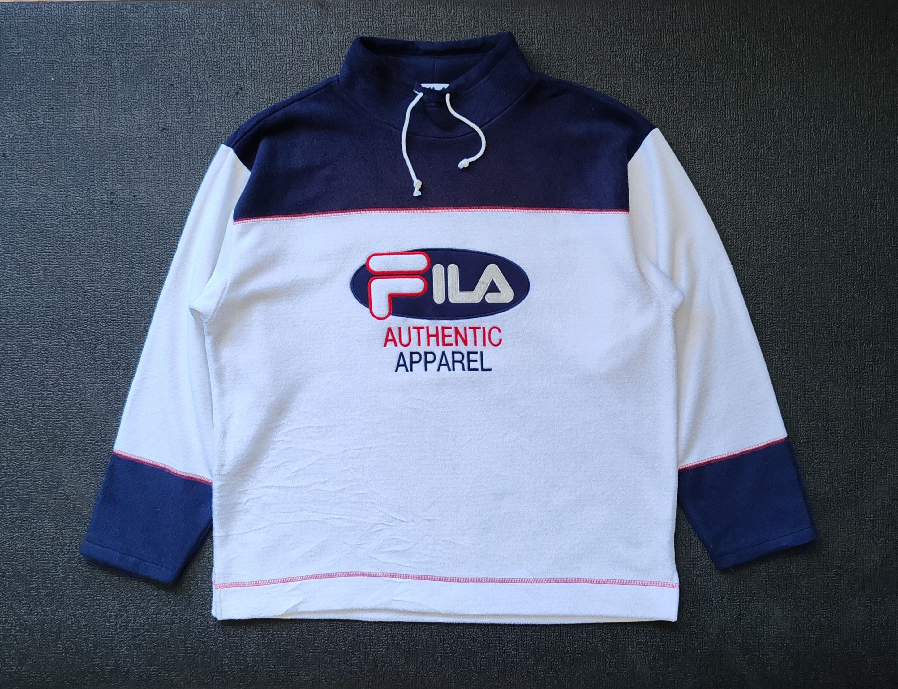 Fila Fila Vintage fleece 90s Sweater Jacket size Medium Size US M / EU 48-50 / 2 - 1 Thumbnail