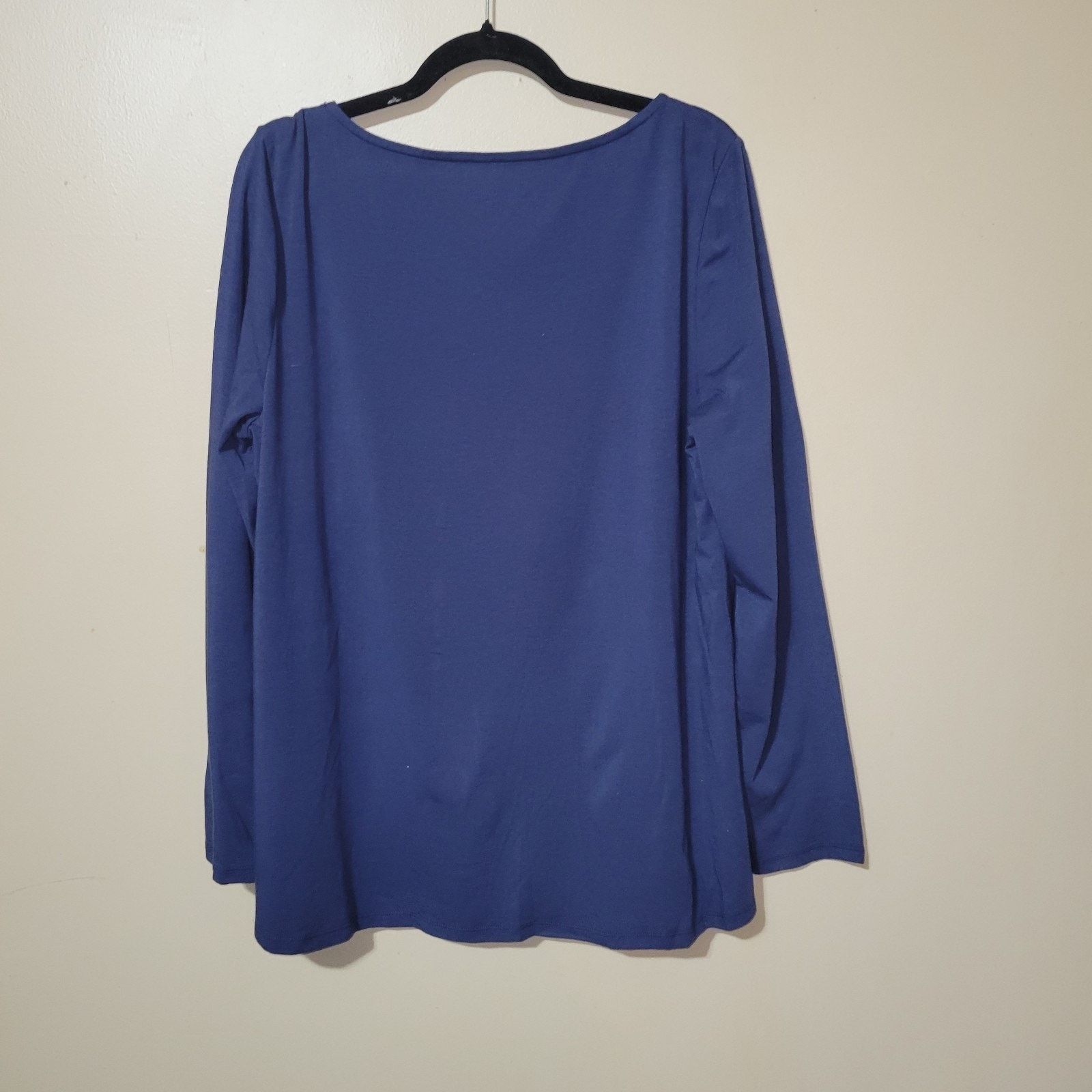 & Other Stories Soft Surroundings Blue Milani Top Long Sleeves Modal Sz 1 X Size XL / US 12-14 / IT 48-50 - 8 Thumbnail