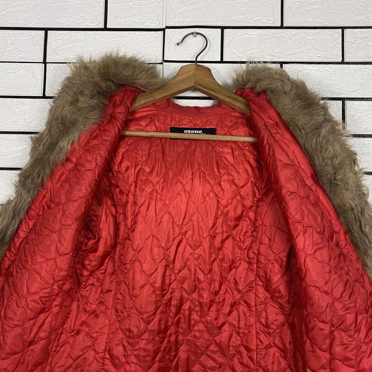 Hysteric Glamour Ozone Community Faux Fur Jacket Striped Design Size US M / EU 48-50 / 2 - 15 Thumbnail