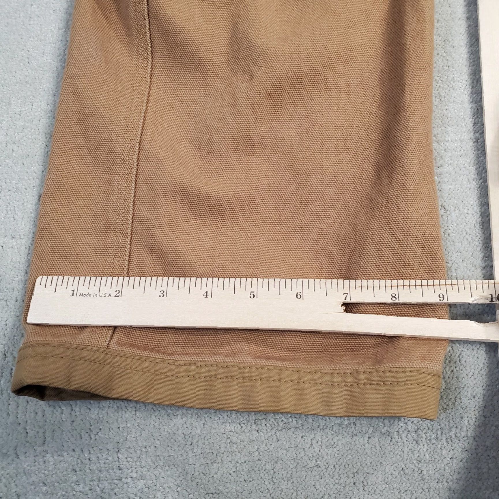 Doublet Duluth Cargo Pants Mens 36x34 Brown Canvas Work Pants Regular Inseam 34 Cargo Pockets Logo 95209 Size US 36 / EU 52 - 7 Thumbnail