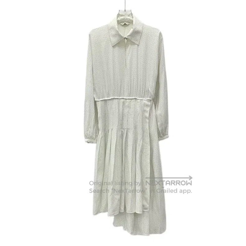 Fendi Fendi Off-white floral patterned silk lapel long-sleeve ir Size XXS / US 00 / IT 34 - 1 Thumbnail