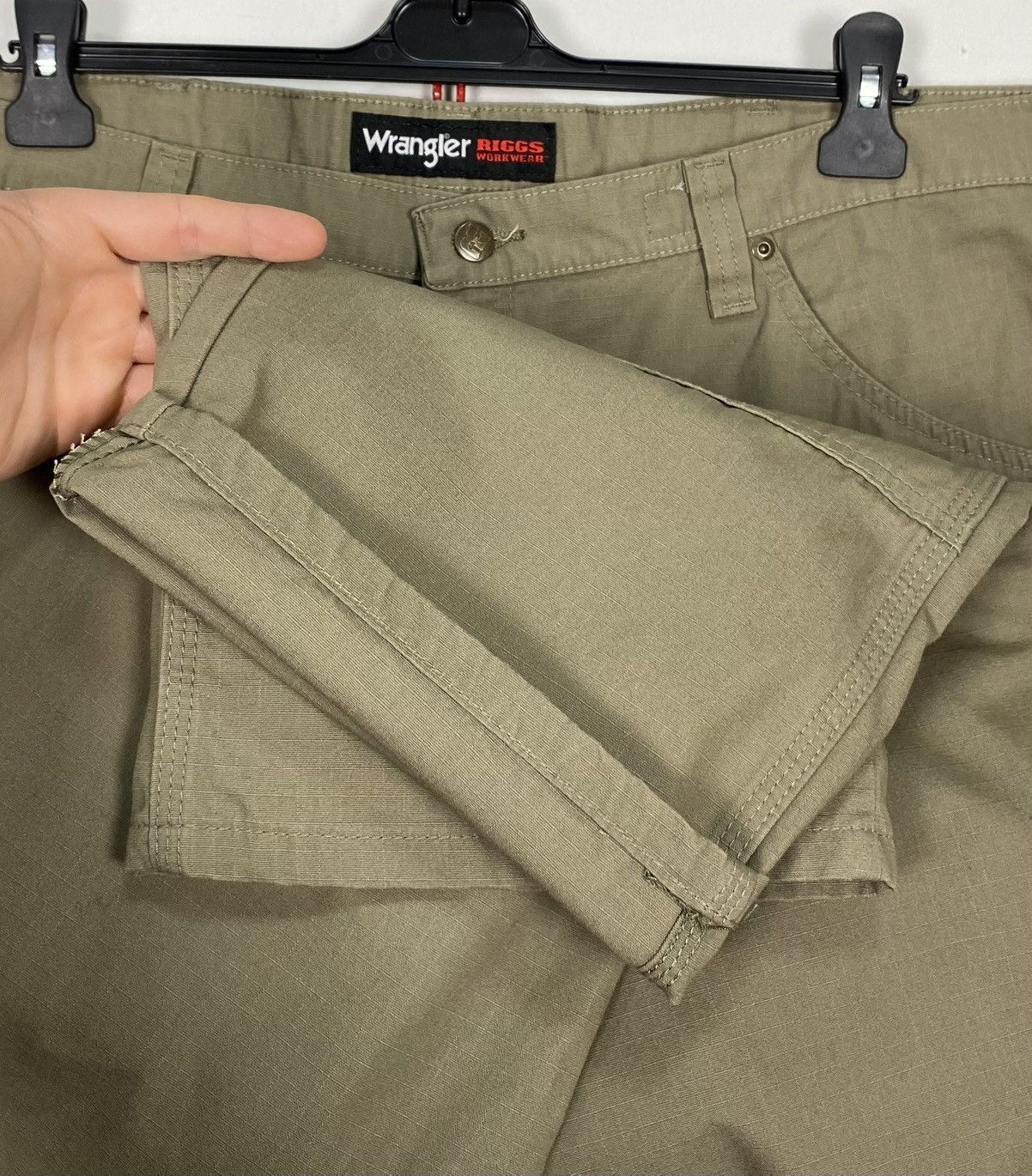 Wrangler NWT Wrangler Riggs Ranger Ripstop Workwear Pants Khaki Relax Size US 42 / EU 58 - 3 Thumbnail