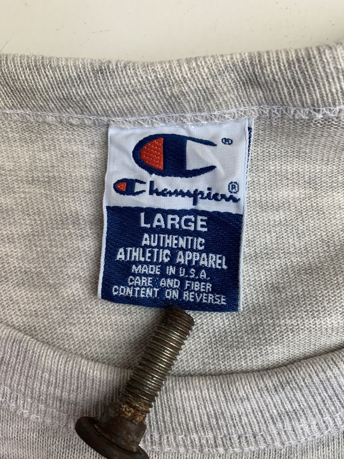 Champion × Vintage Vintage 90s Champion Long sleeve tee Made in USA Size US L / EU 52-54 / 3 - 2 Thumbnail