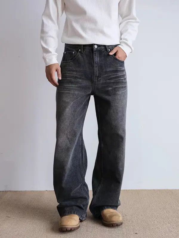 Japanese Brand Sayaka x Reika 13 oz Vintage Washed Black Jeans Size US 34 / EU 50 - 1 Thumbnail
