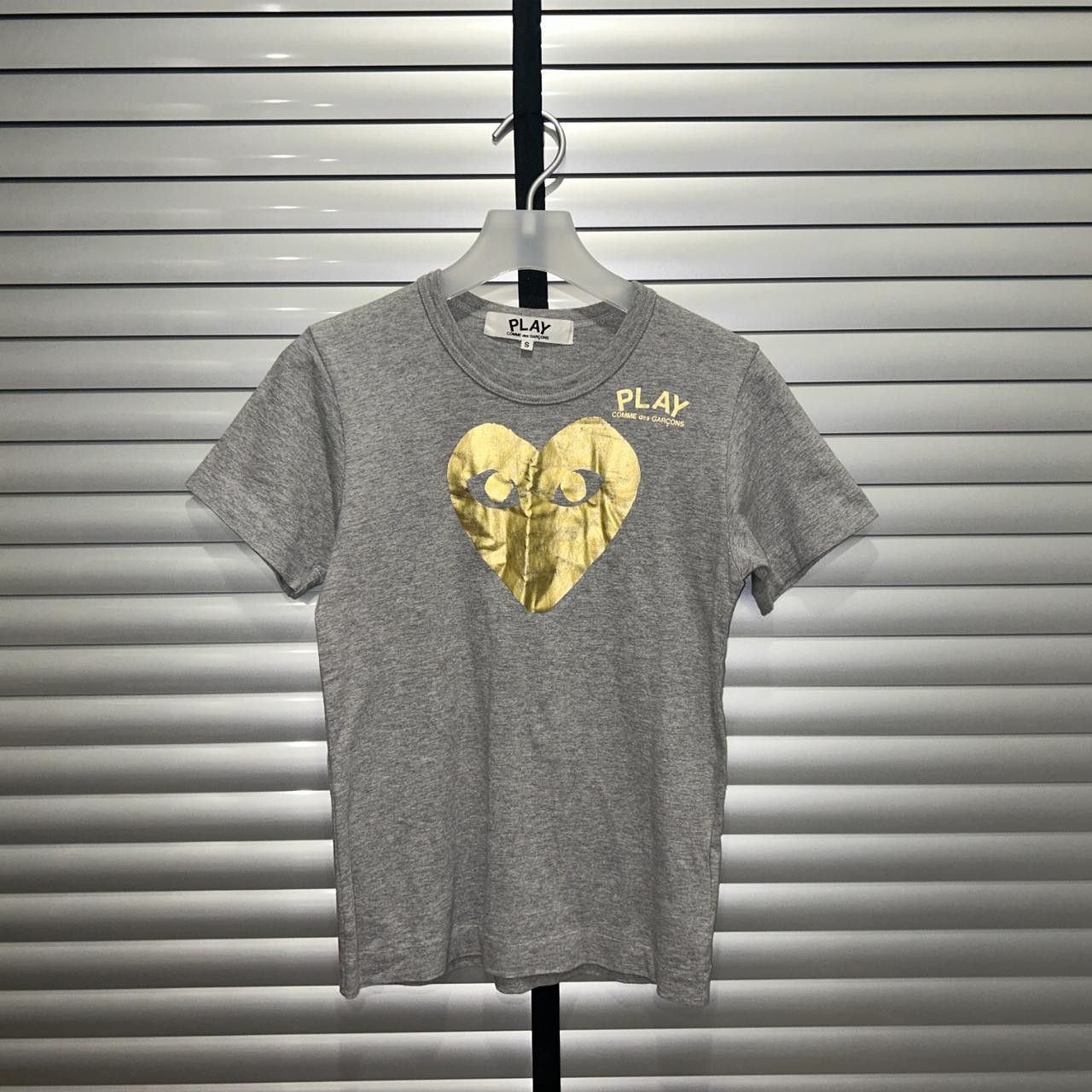 Comme des Garcons × Comme des Garcons PLAY ad2010 gold heart tee Size S / US 4 / IT 40 - 1 Thumbnail