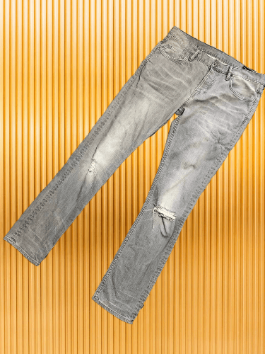 Allsaints × Japanese Brand Vintage pants y2k denim distressed Japan style Size US 33 - 1 Thumbnail