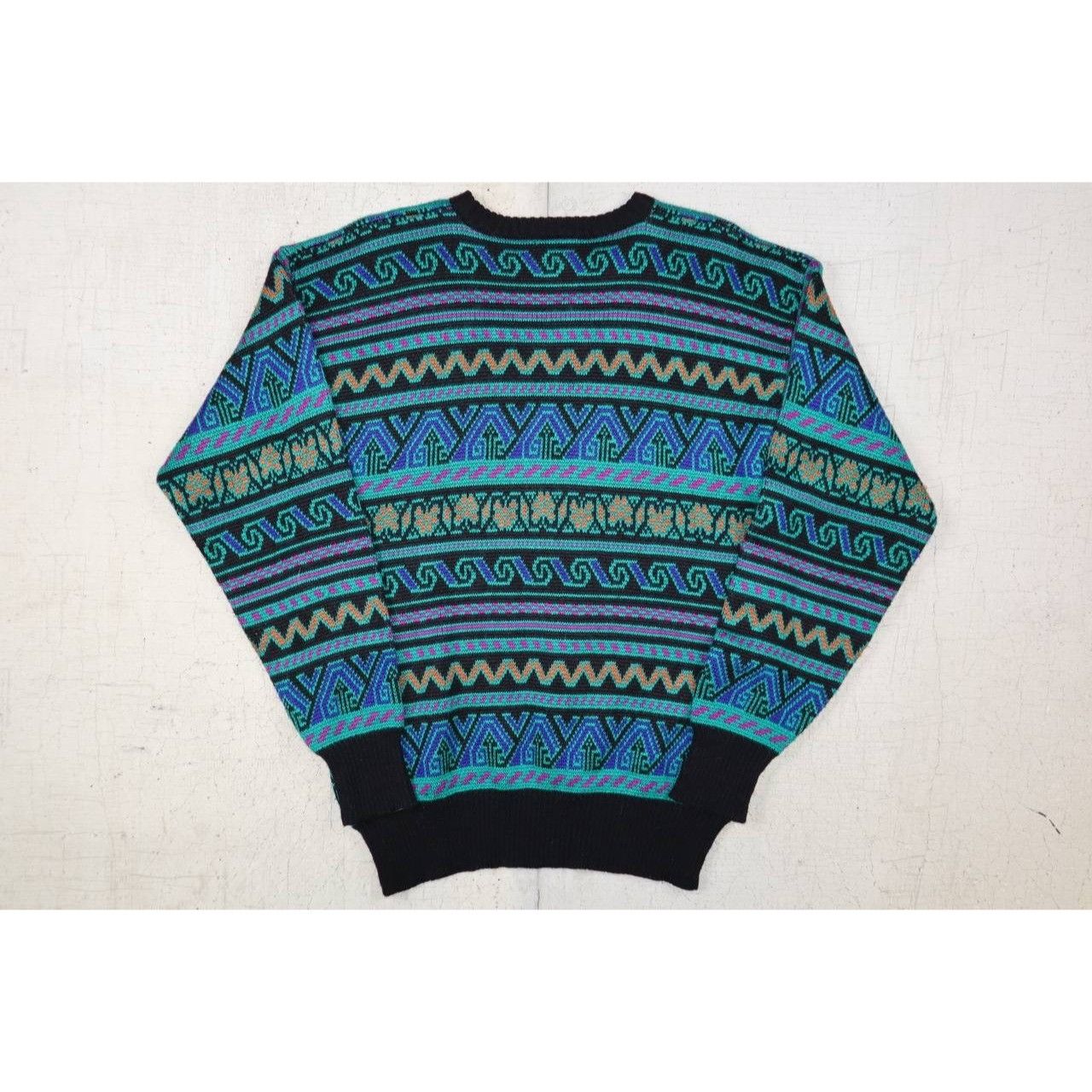 Meister Vintage Meister Women's XL Aztec Wool Blend Sweater Size XL / US 12-14 / IT 48-50 - 3 Thumbnail