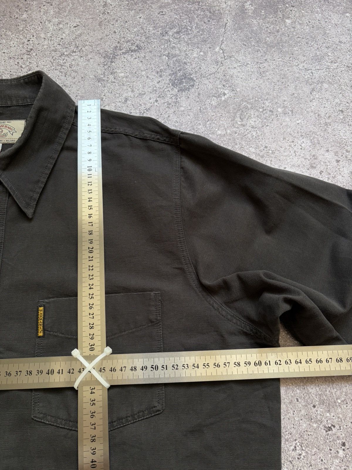 Giorgio Armani Vintage Armani Graphite Shirt Size US XL / EU 56 / 4 - 10 Thumbnail