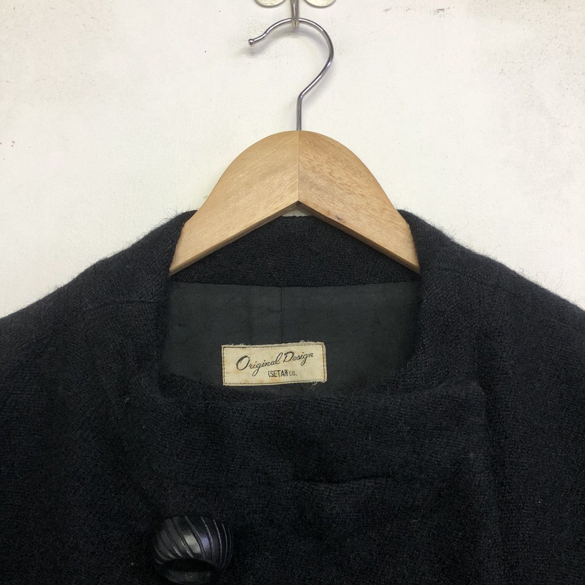 Japanese Brand × Vintage Vintage ISETAN.CO Original Design Wool Winter Coat Jacket Size US M / EU 48-50 / 2 - 5 Thumbnail