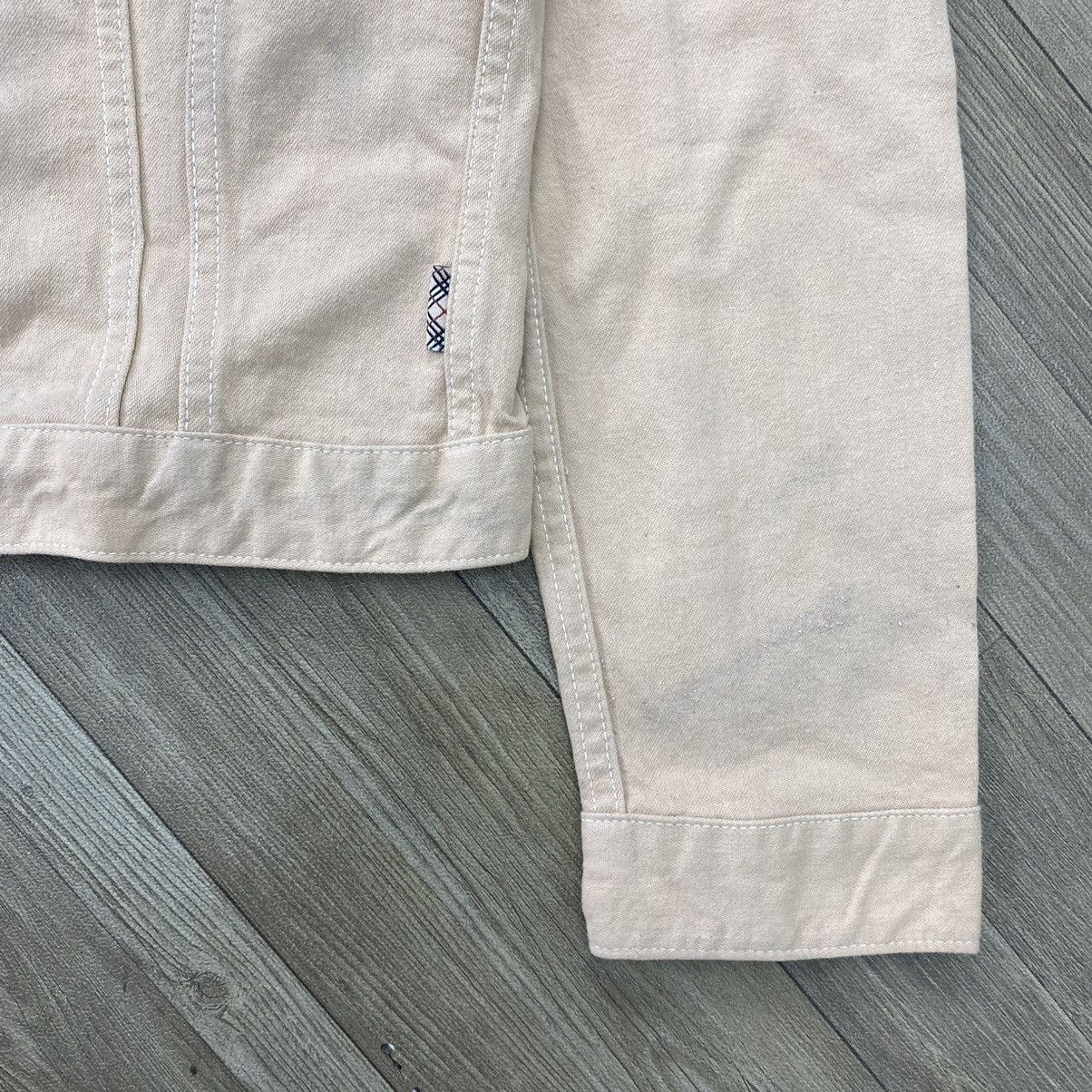 Burberry Vintage Burberry London Nova Check Beige Denim Jacket Luxury Size US S / EU 44-46 / 1 - 10 Thumbnail