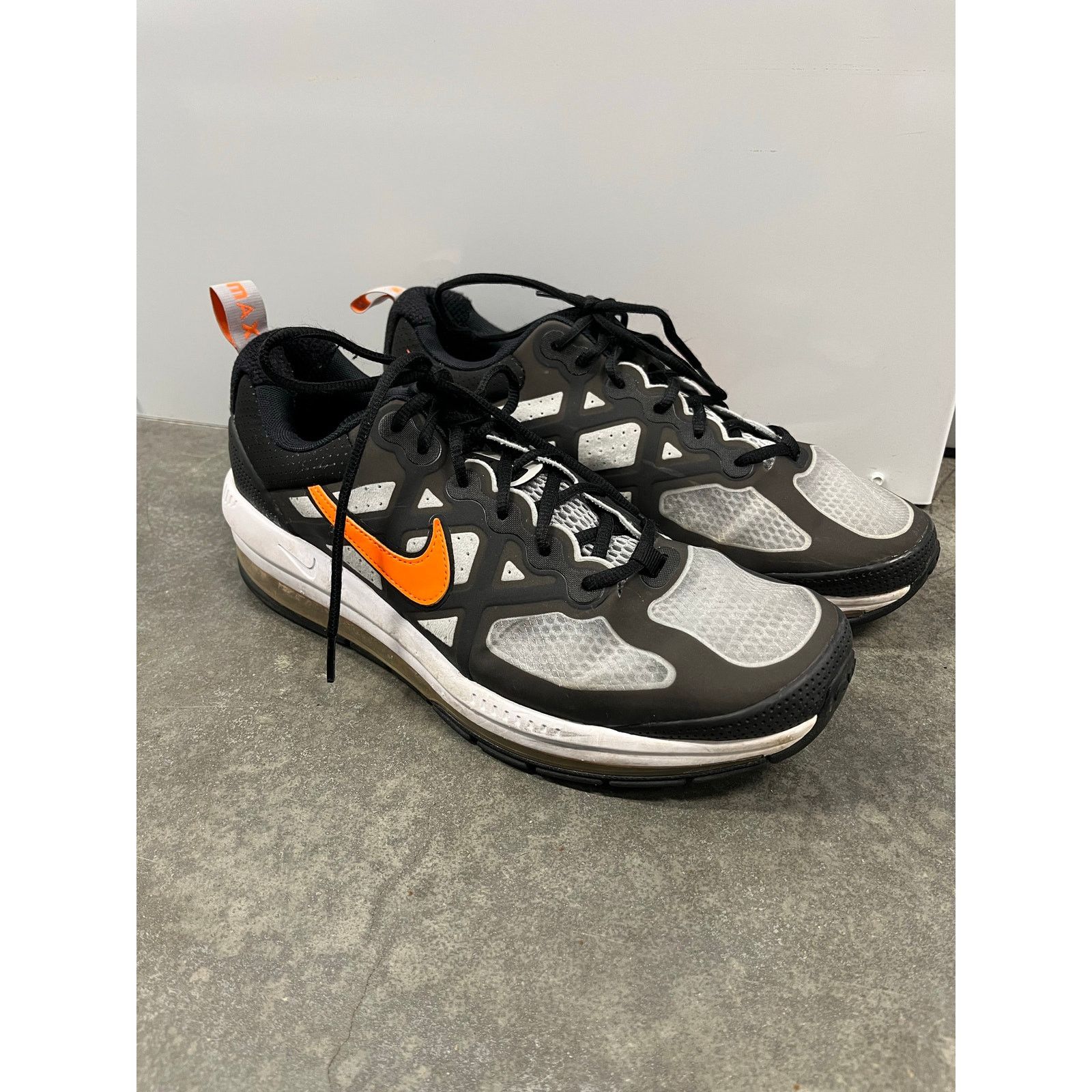 Nike Size 12 - Nike Air Max Genome Grey/Orange men’s Size US 12 / EU 45 - 1 Thumbnail