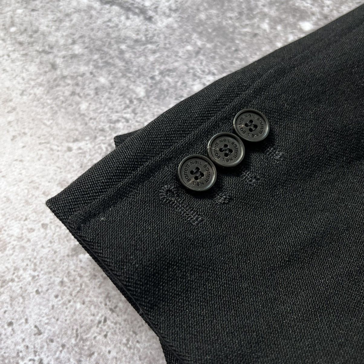 Neil Barrett Neil Barrett Black Blazer Jacket Italy Wool Linen Blend Size US M / EU 48-50 / 2 - 3 Thumbnail