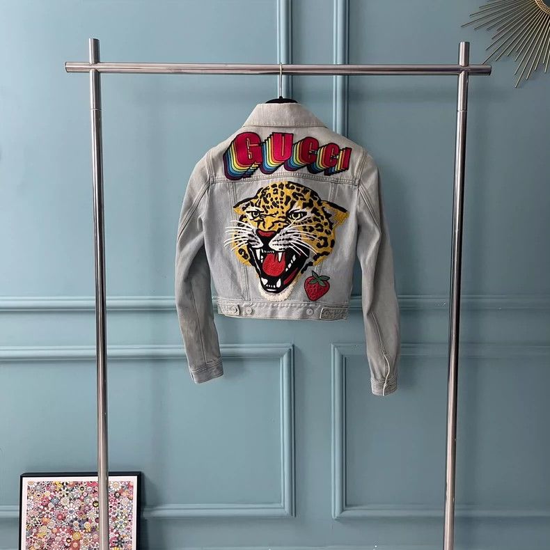Gucci Gucci Size 38 Blue washed denim jacket 2503-Nextarrow Size US S / EU 44-46 / 1 - 2 Thumbnail