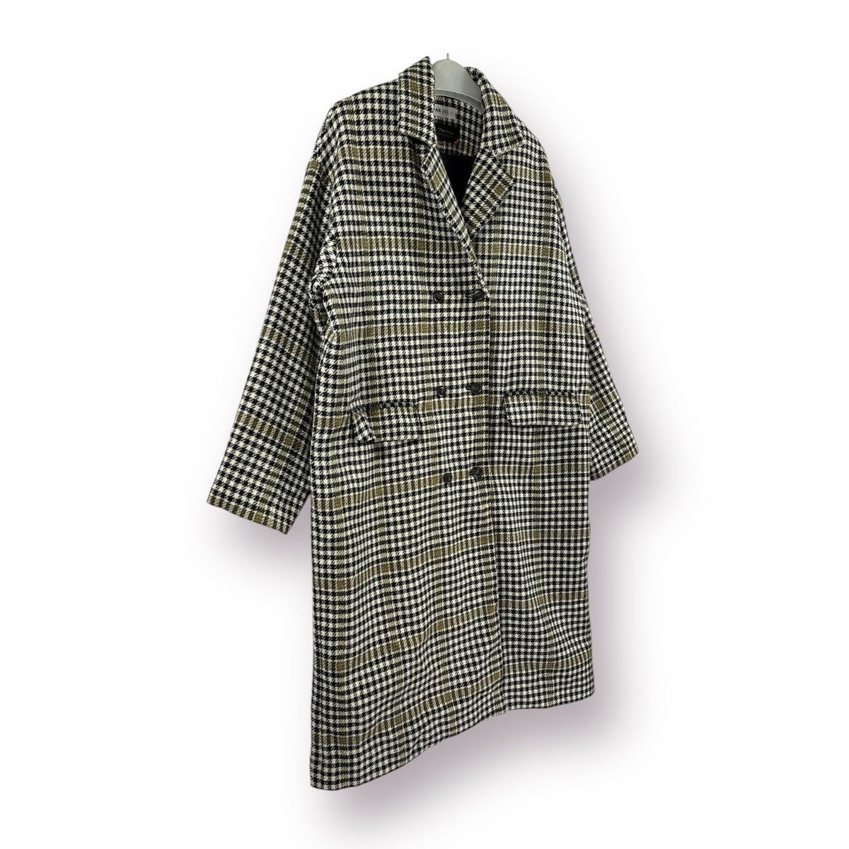Japanese Brand Par ici Mallalieus Houndstooth Double Breasted Long Coat Size L / US 10 / IT 46 - 3 Thumbnail