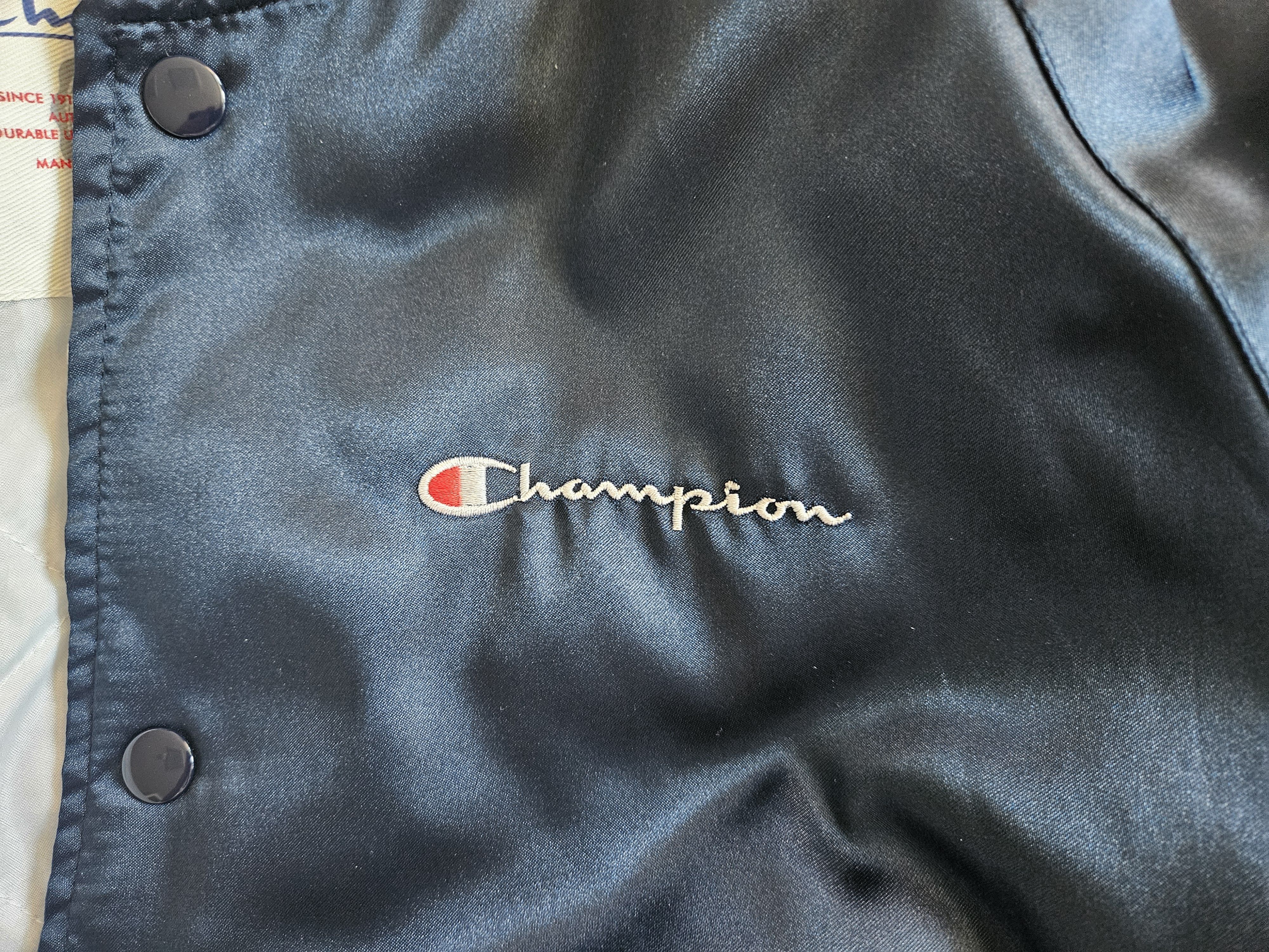 Champion × Supreme Supreme x Champion satin varsity jacket Size US L / EU 52-54 / 3 - 3 Thumbnail