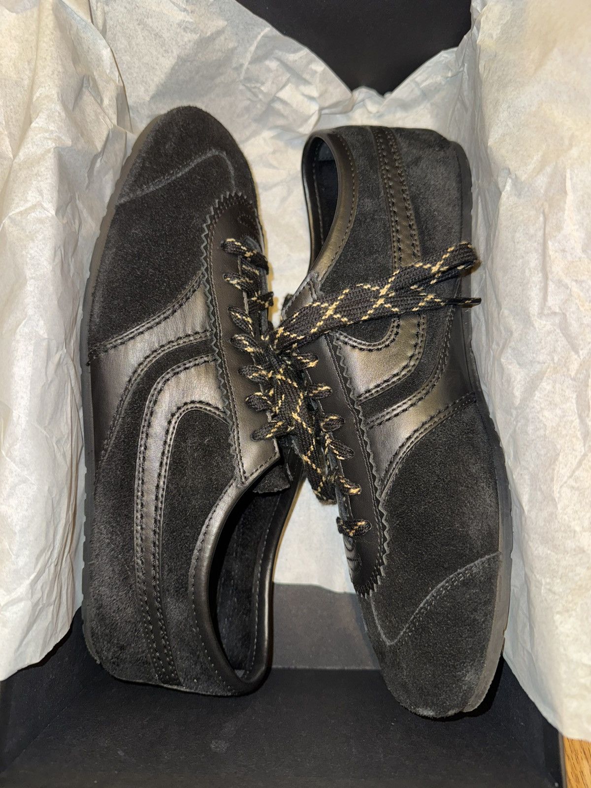 Dries Van Noten Suede Sneaker black size 42