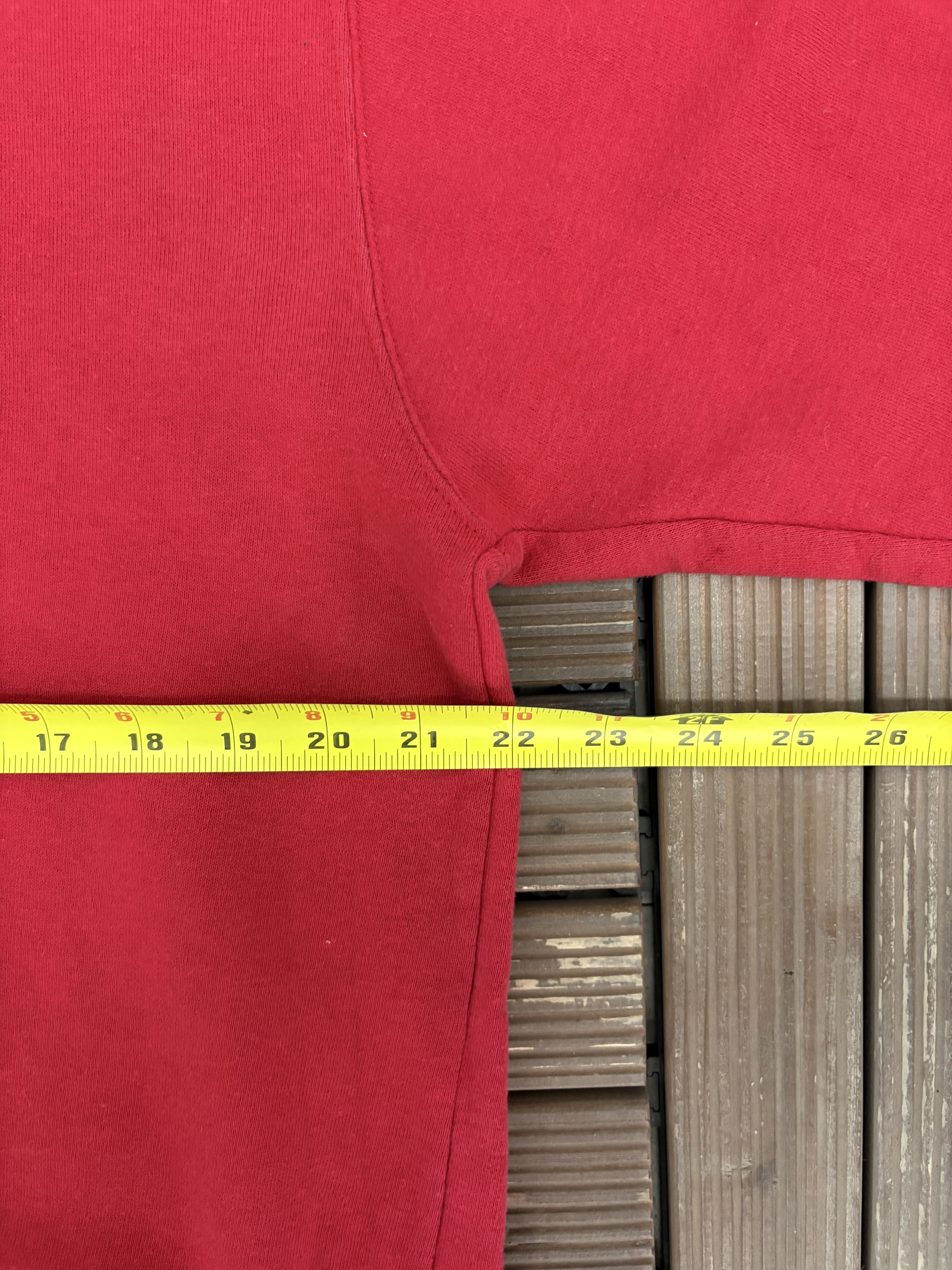 Vintage Winnie The Pooh Embroidered Vintage Red Sweater Size US L / EU 52-54 / 3 - 7 Thumbnail