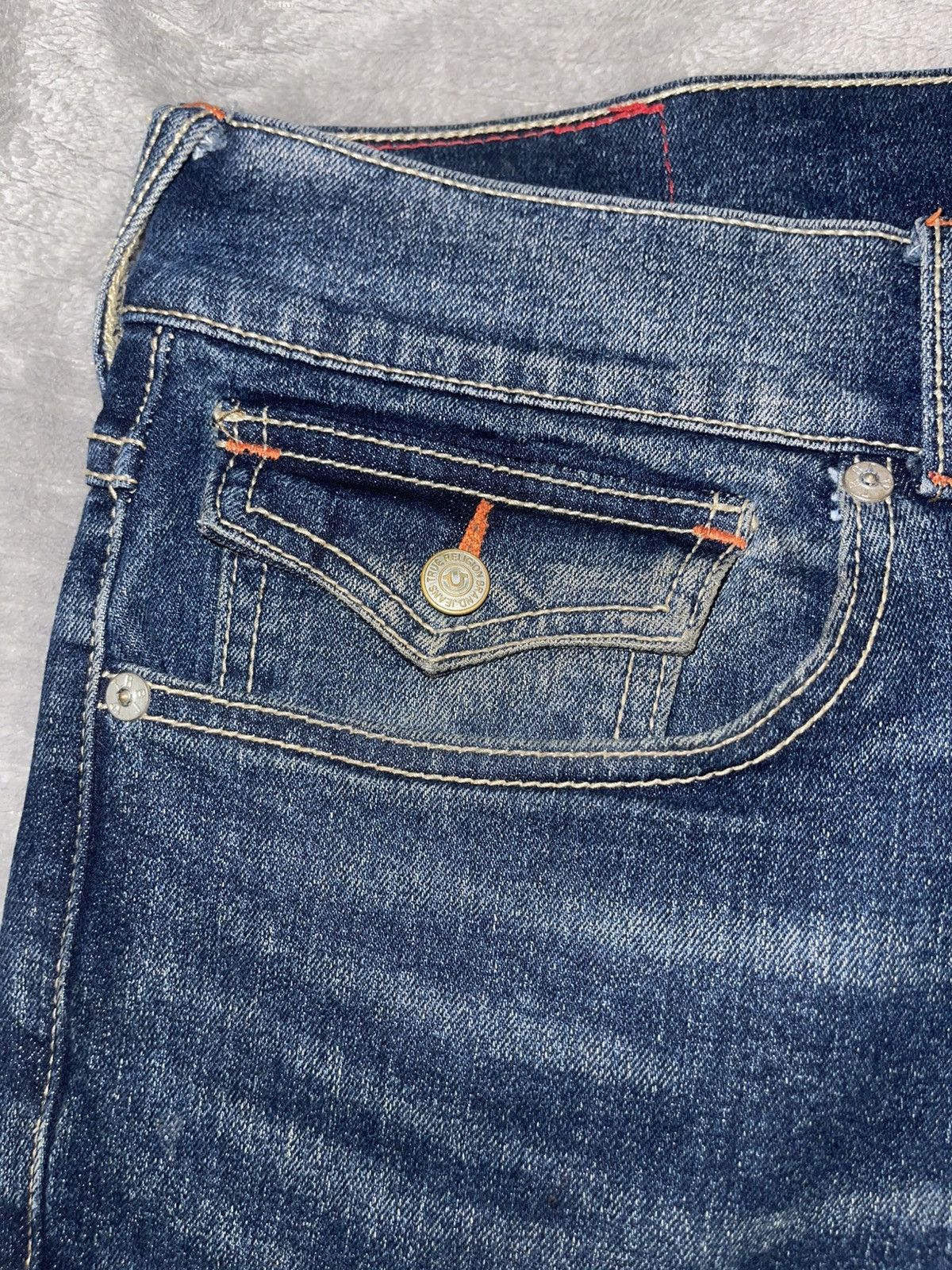 True Religion True Religion Jeans Blue Denim Size US 33 - 8 Thumbnail