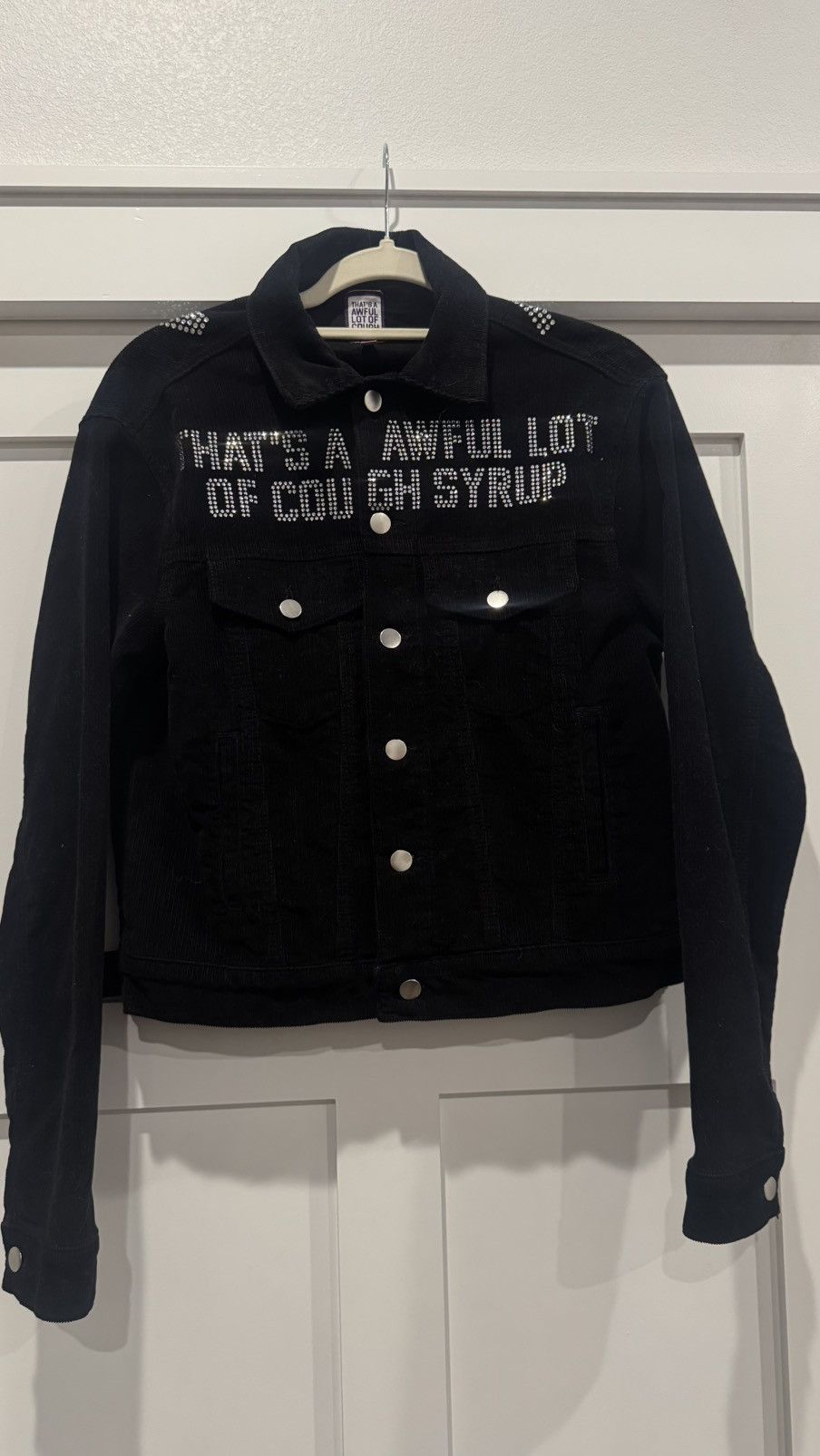Awful Lot of Cough Syrup That’s A Awful Lot of Cough Syrup Rhinestone Jacket Black Size US S / EU 44-46 / 1 - 2 Thumbnail