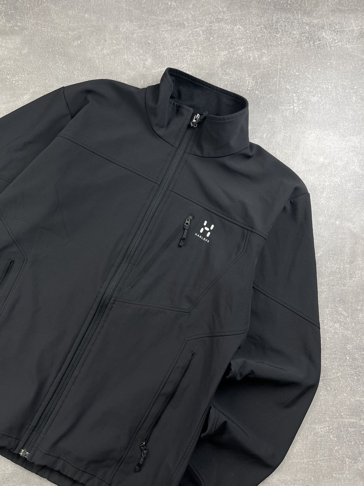 Haglofs Haglöfs Outdoor Tactical Windproof Black SoftShell Jacket Size US M / EU 48-50 / 2 - 2 Thumbnail