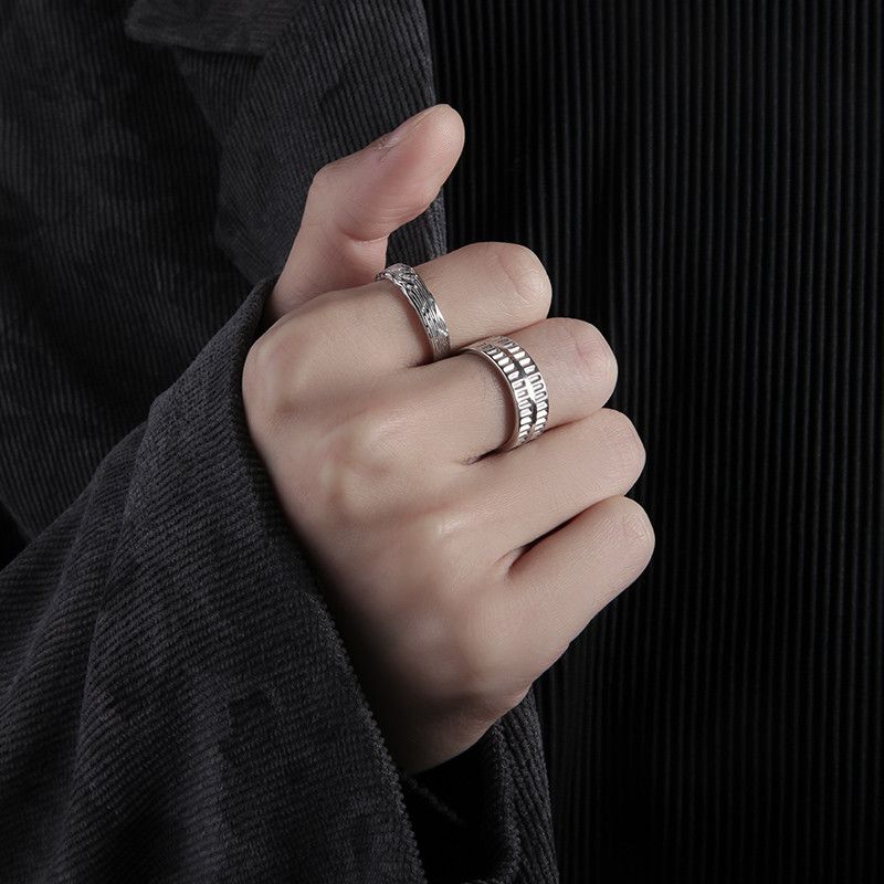 Jewelry Rare Jewelry Rings Open Size Chrome Ring (Size 7-13) Size ONE SIZE - 2 Thumbnail
