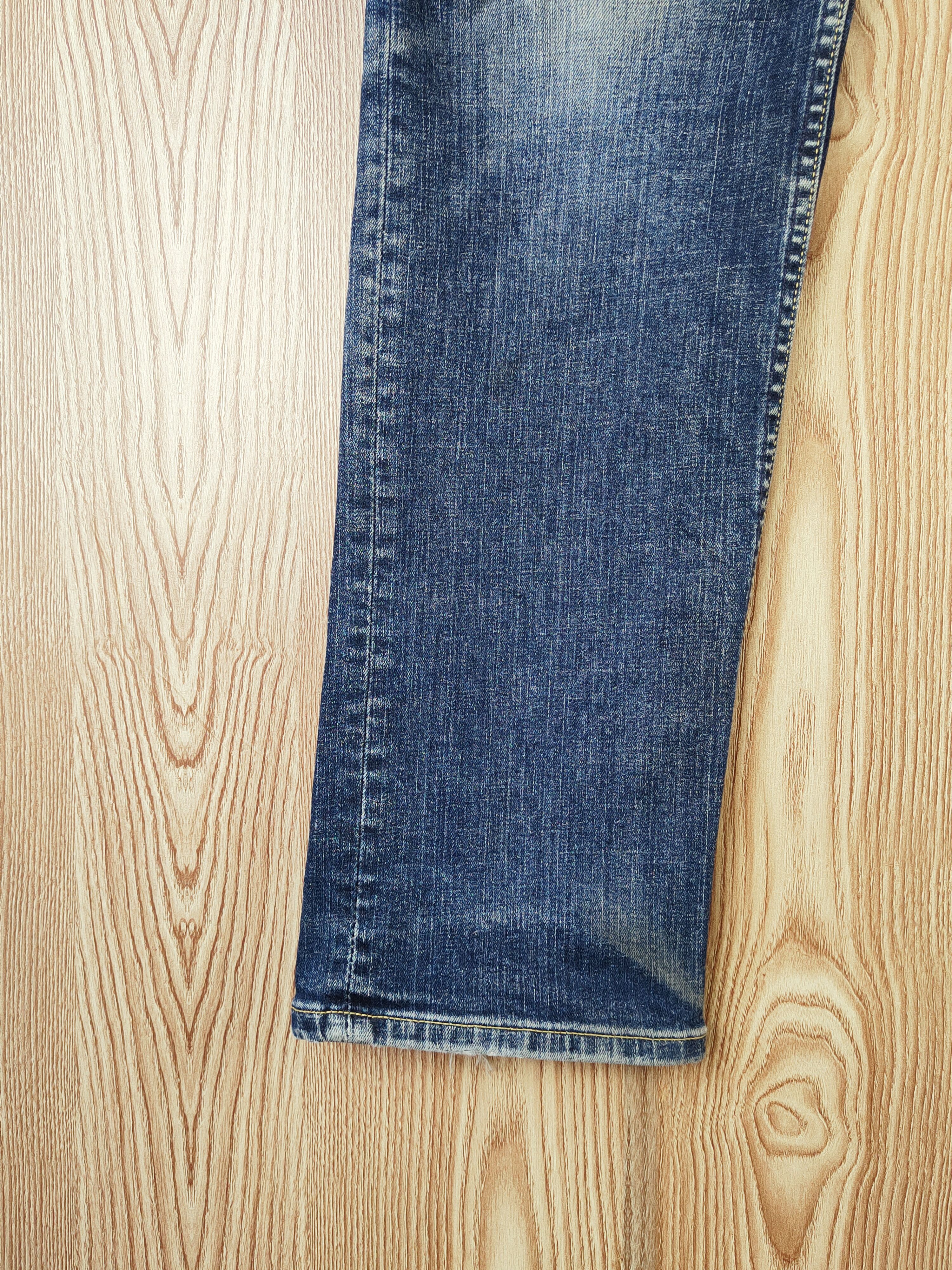 Japanese Brand Japanese Brand Dark Blue Faded Ripped Jeans #S2735 Size US 32 / EU 48 - 4 Thumbnail
