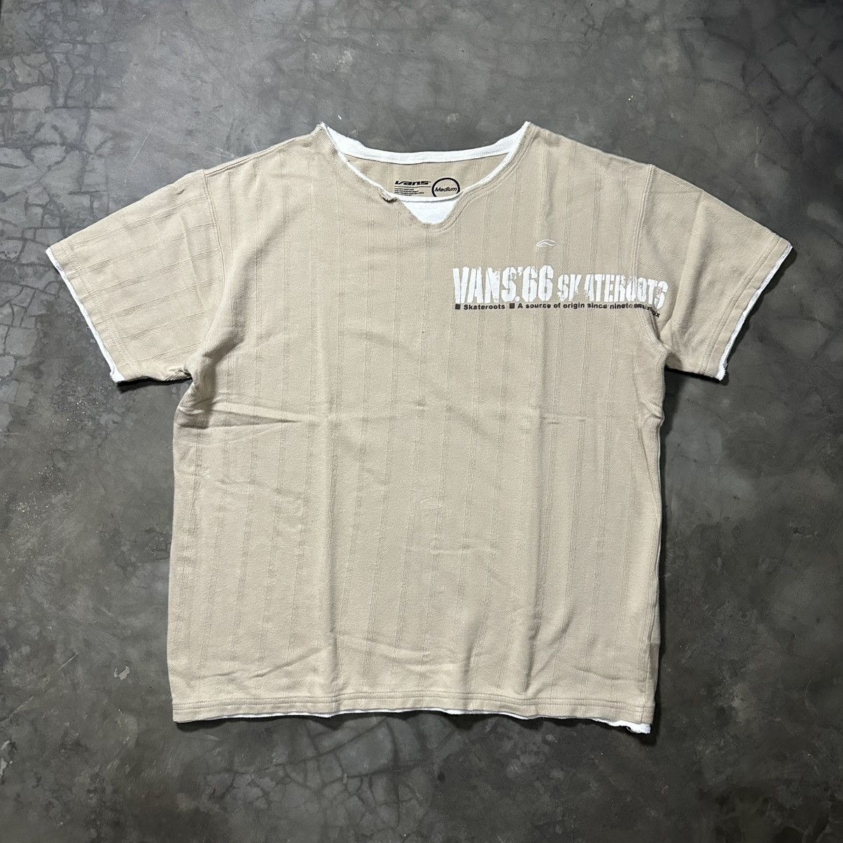 Vans VINTAGE VANS T-SHIRT DOUBLE LAYER SKATEROOTS 66 Size US M / EU 48-50 / 2 - 1 Thumbnail