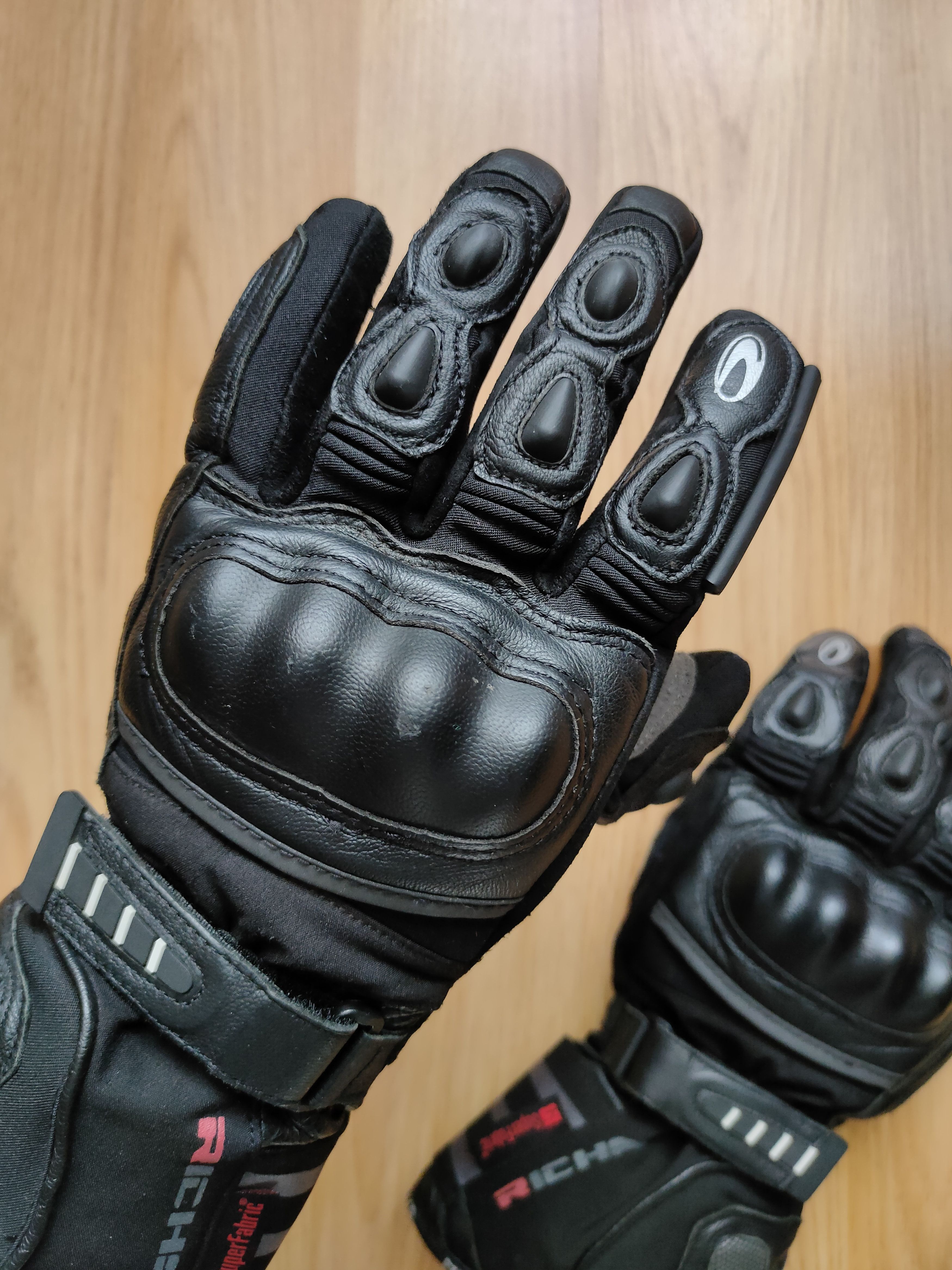 Alpinestars Richa S motorcycle gloves leather motorcycle gloves richa Size ONE SIZE - 6 Thumbnail