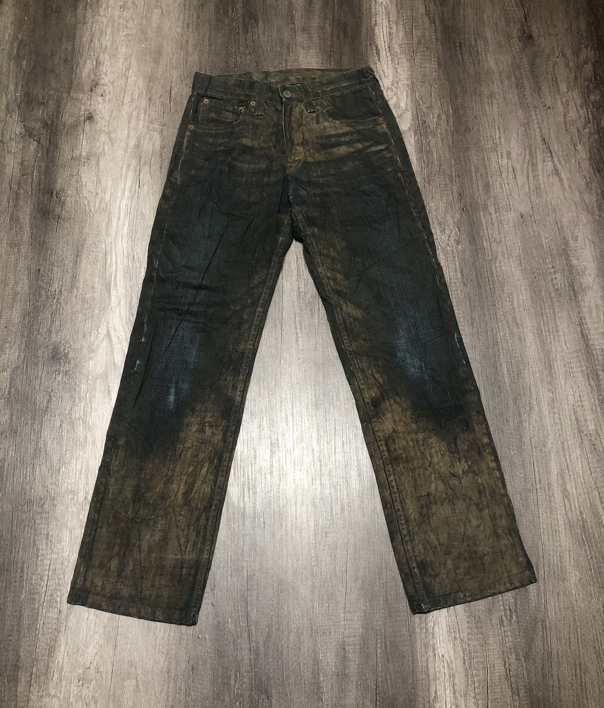 Le Grande Bleu (L.G.B.) Vintage Blue Way Denim Jeans Unisex Size US 28 / EU 44 - 6 Thumbnail