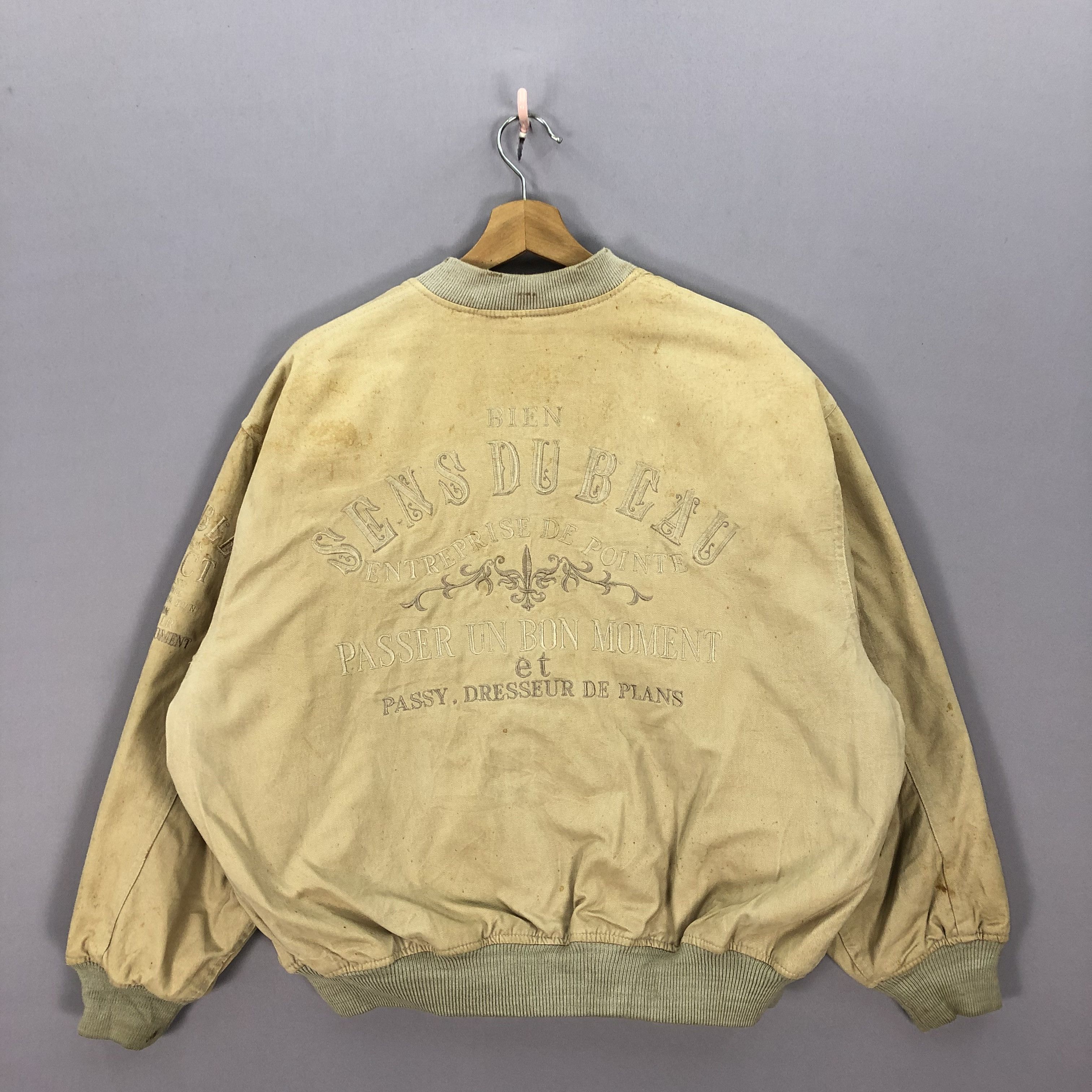 Vintage Vintage Passy Sens Du Beau Bombers Zipper Jacket Size US XL / EU 56 / 4 - 1 Thumbnail