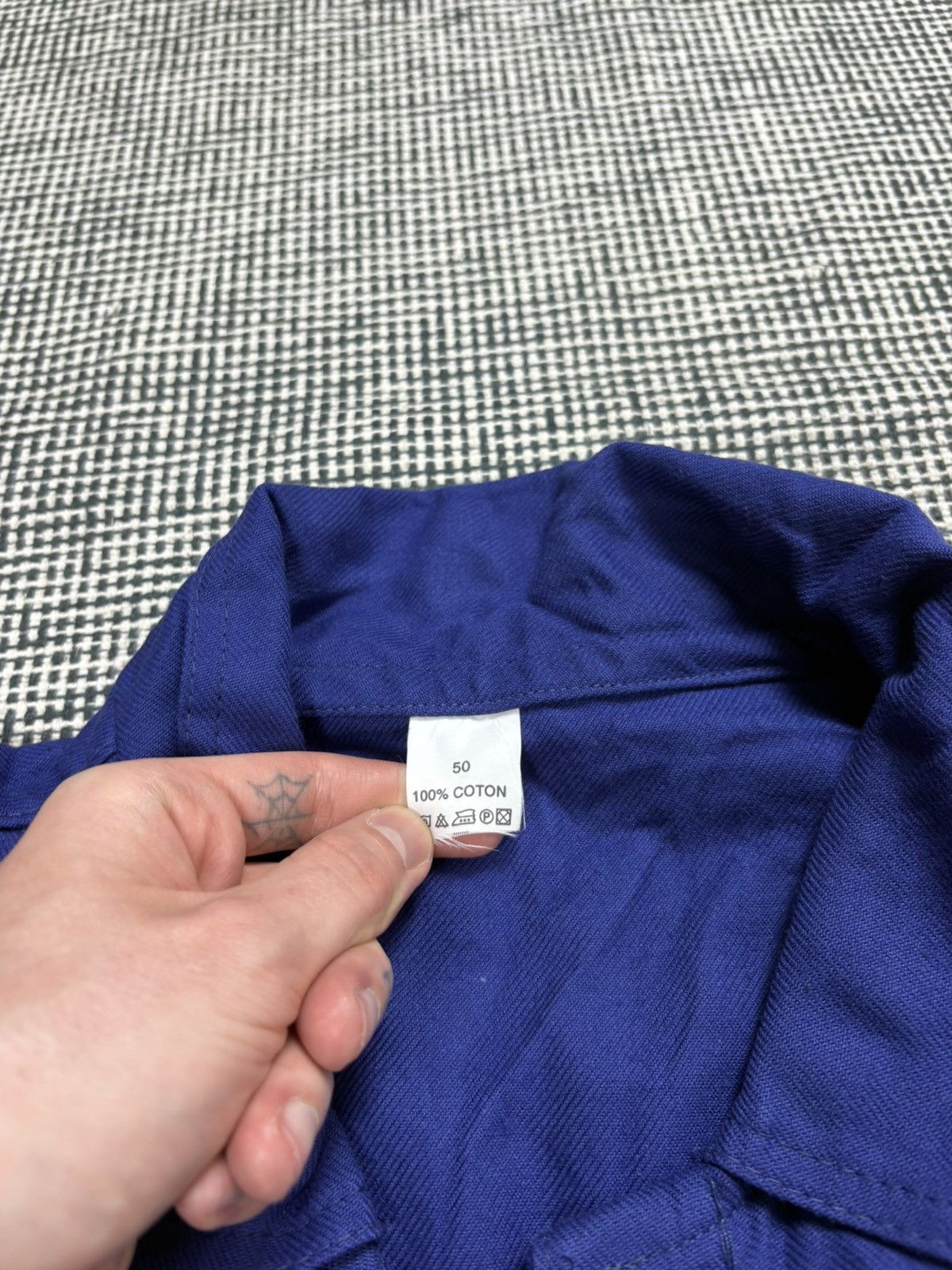Le Laboureur Vintage 3 pocket french chore coat jacket sanforized Size US L / EU 52-54 / 3 - 3 Thumbnail
