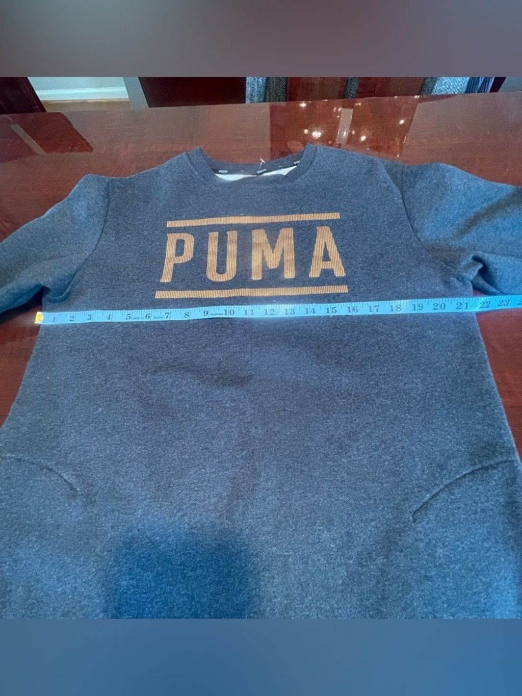 Puma Puma Athletic Fleece Sweatshirt Dress Dark L NWT Athleisure Size L / US 10 / IT 46 - 8 Thumbnail