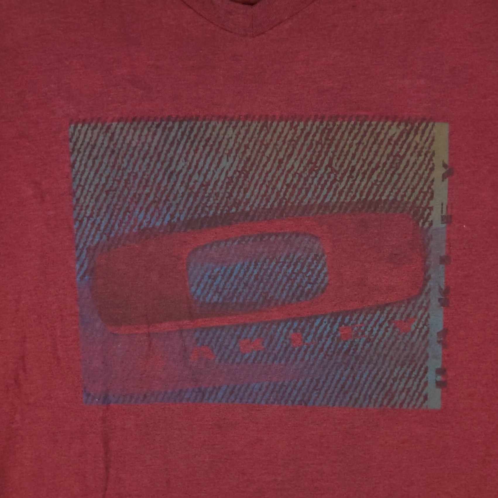 Oakley Oakley T Shirt Mens Size XL Red Casual Short Sleeve Adult Size US XL / EU 56 / 4 - 2 Thumbnail
