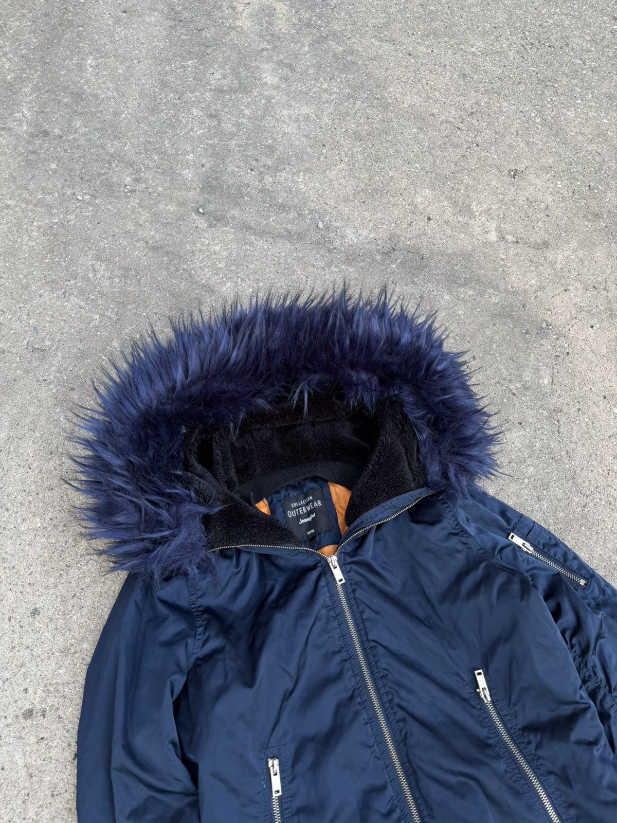 Other Streetwear Fur Hooded Bomber Jacket Size S / US 4 / IT 40 - 3 Thumbnail