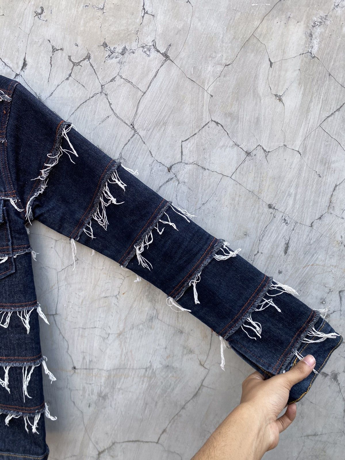 Japanese Brand Handmade Hagi Denim Size S / US 4 / IT 40 - 9 Thumbnail