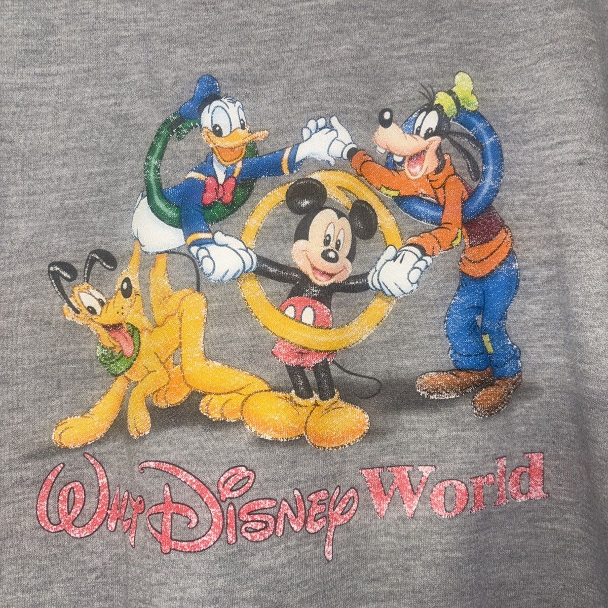 Disney Vintage Walt Disney World Characters Sweatshirt L Gray Usa Size US L / EU 52-54 / 3 - 2 Thumbnail