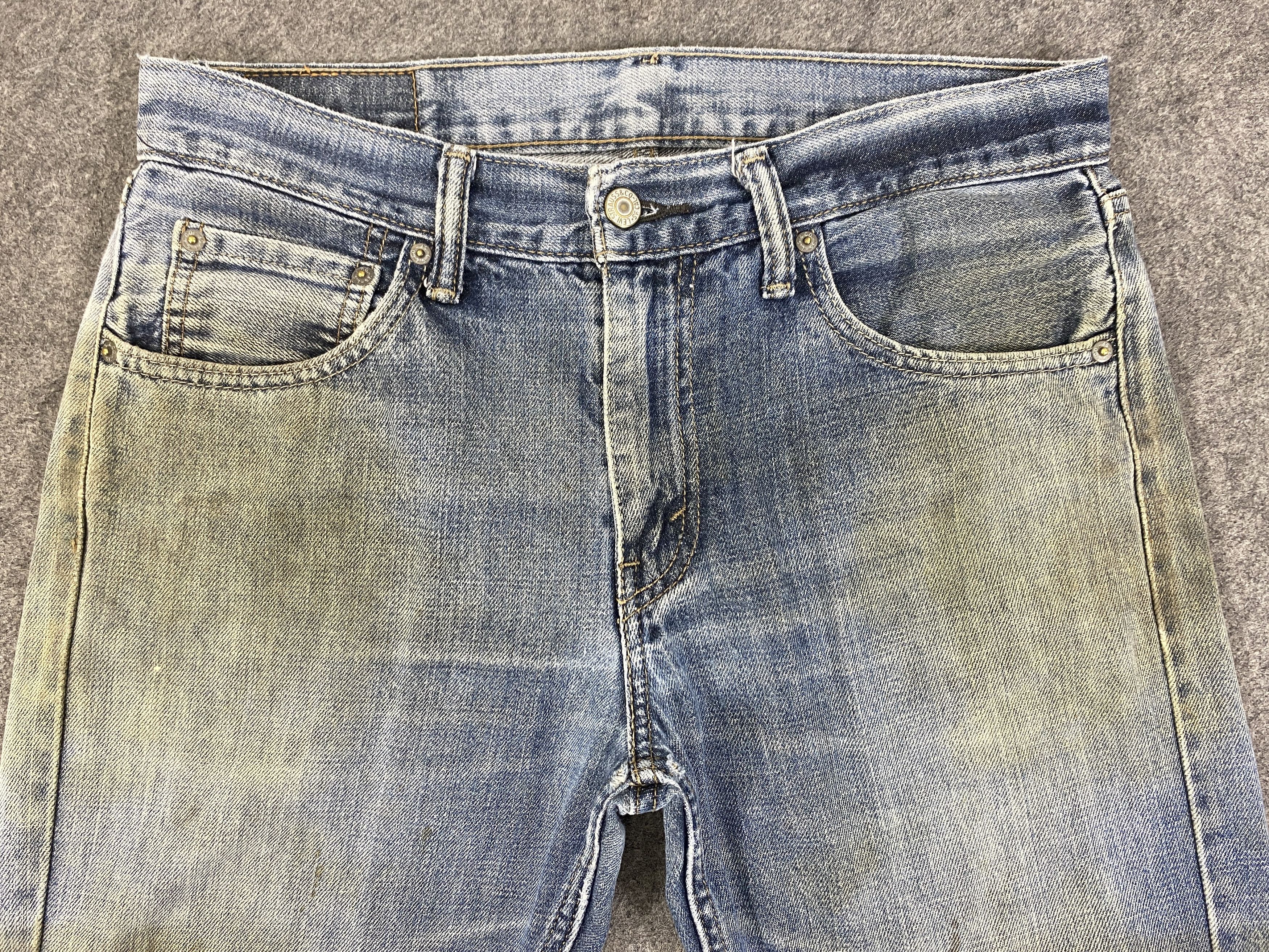Levi's Dirty Faded Blue Vintage Levis 527 Flare Jeans 32x29 -JN3204 Size US 32 / EU 48 - 3 Thumbnail