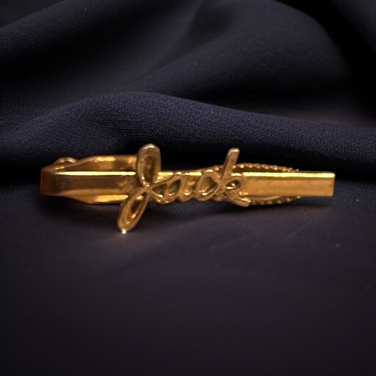 Vintage Vintage gold tone Jack tie clip Size ONE SIZE - 1 Thumbnail