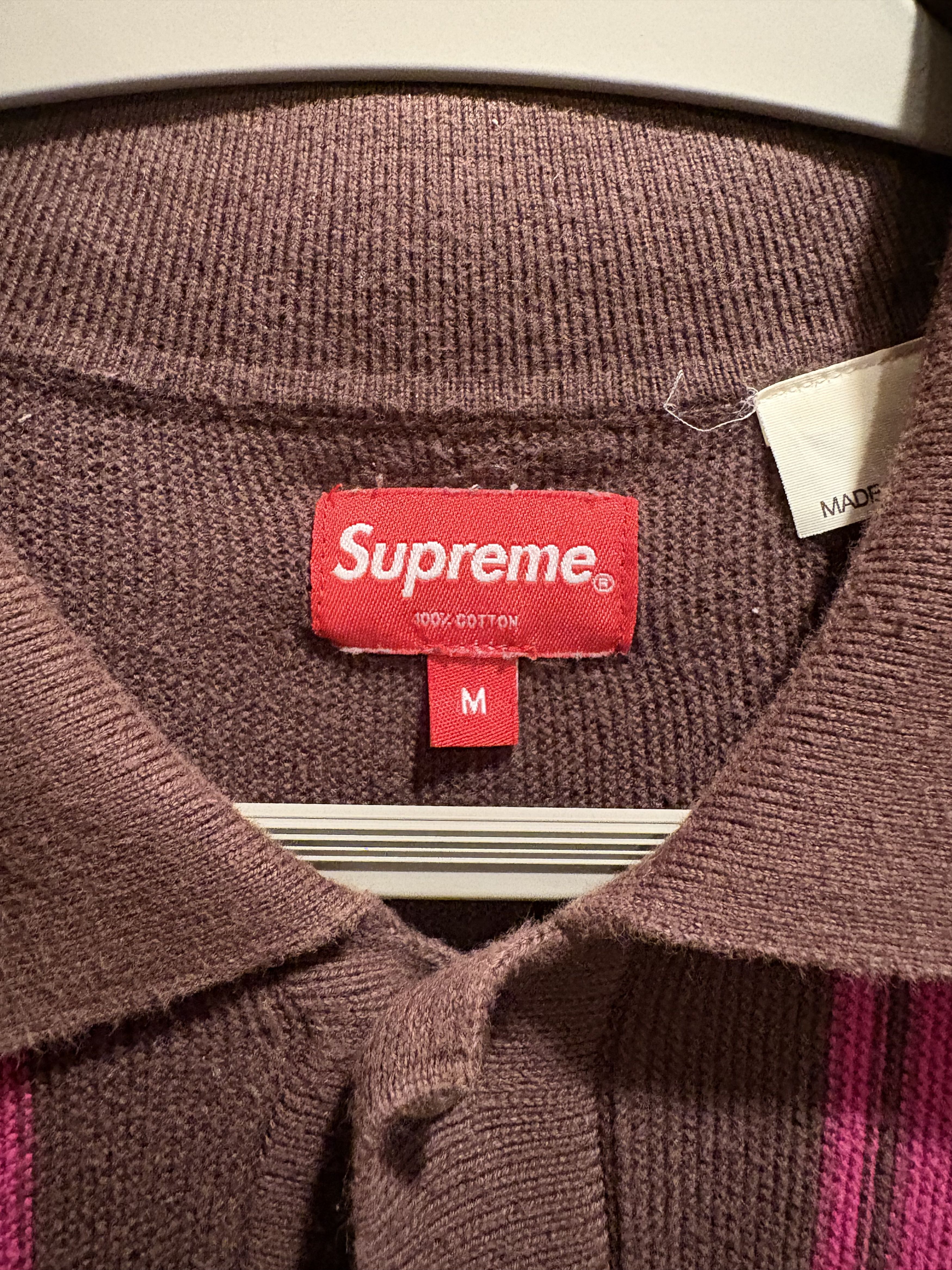 Supreme Supreme Striped Button up Polo Shirt Size US M / EU 48-50 / 2 - 4 Thumbnail