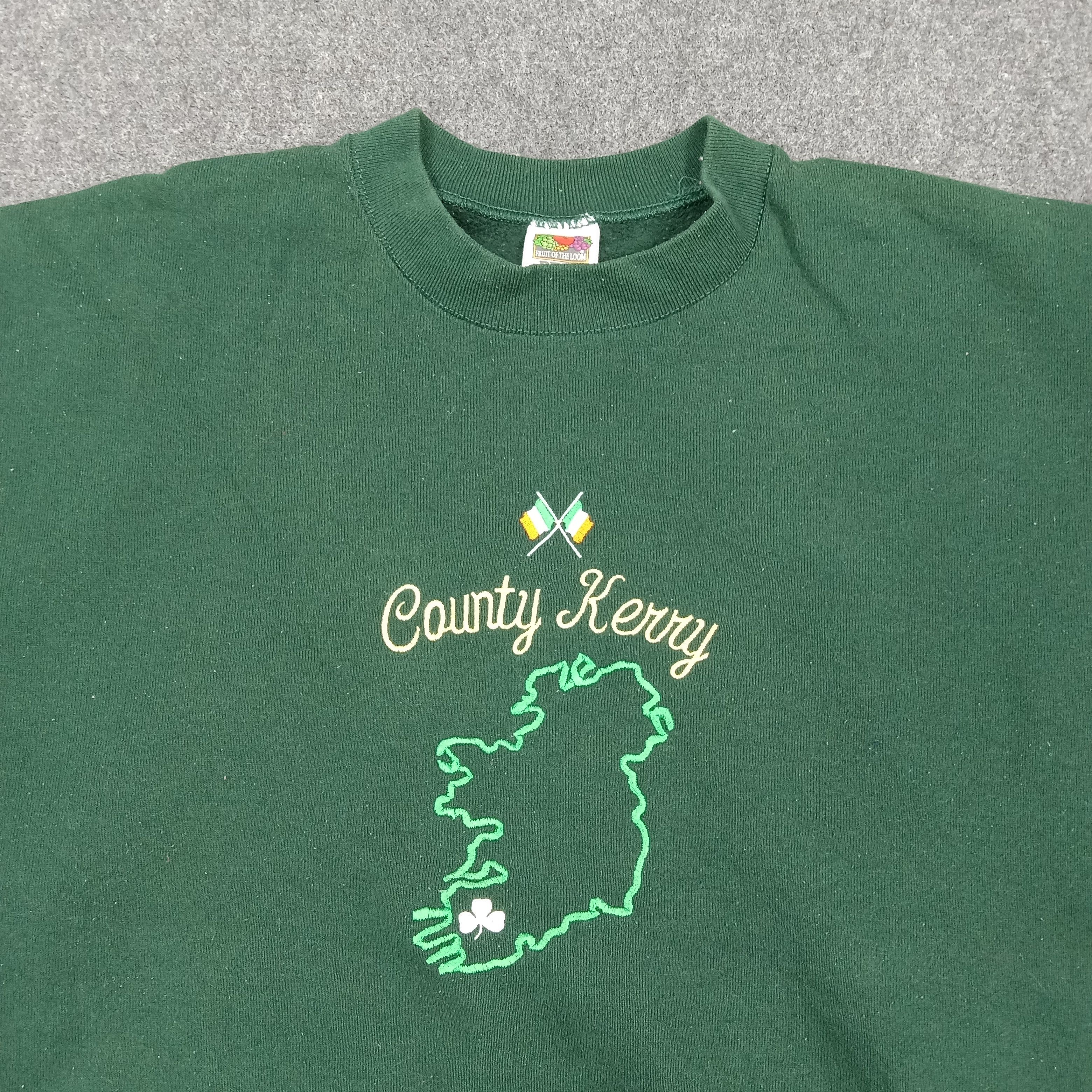 Vintage County Kerry Ireland Heritage Sweatshirt C290N36 Size US XXL / EU 58 / 5 - 2 Thumbnail
