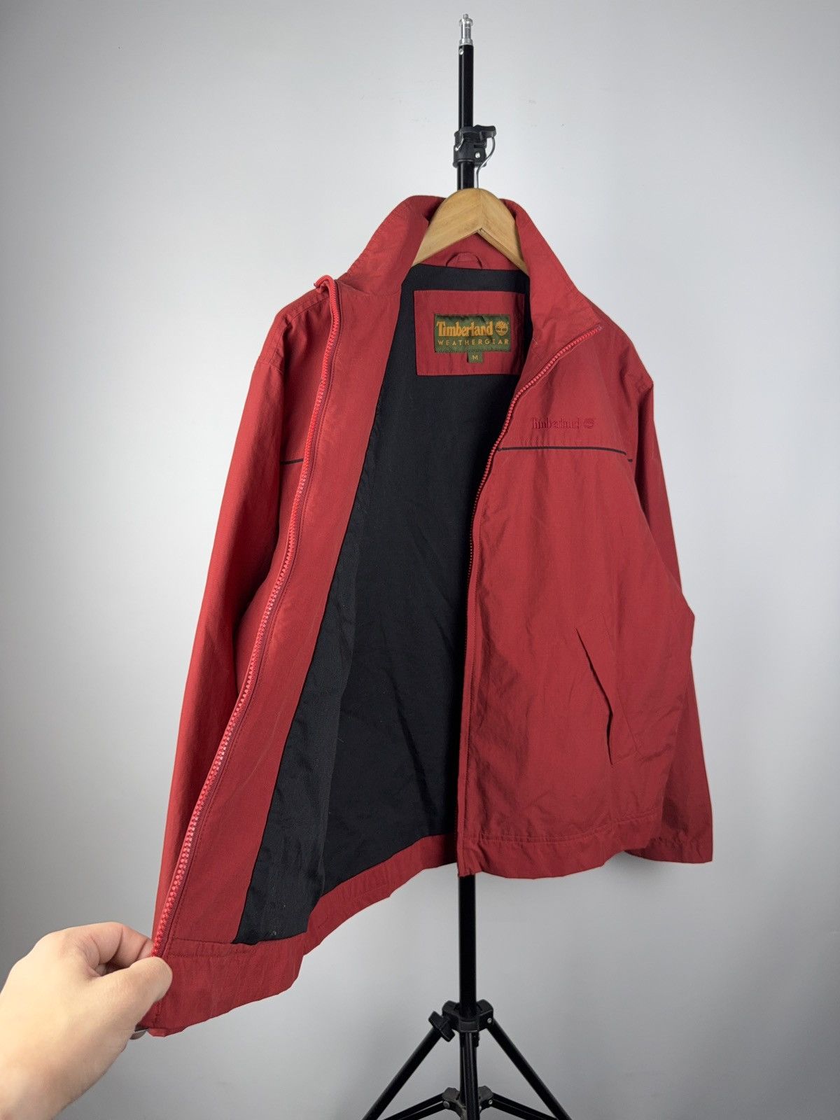 Timberland × Vintage Vintage 90s Timberland Jacket Full Zip Jacket Y2K Size US M / EU 48-50 / 2 - 4 Thumbnail