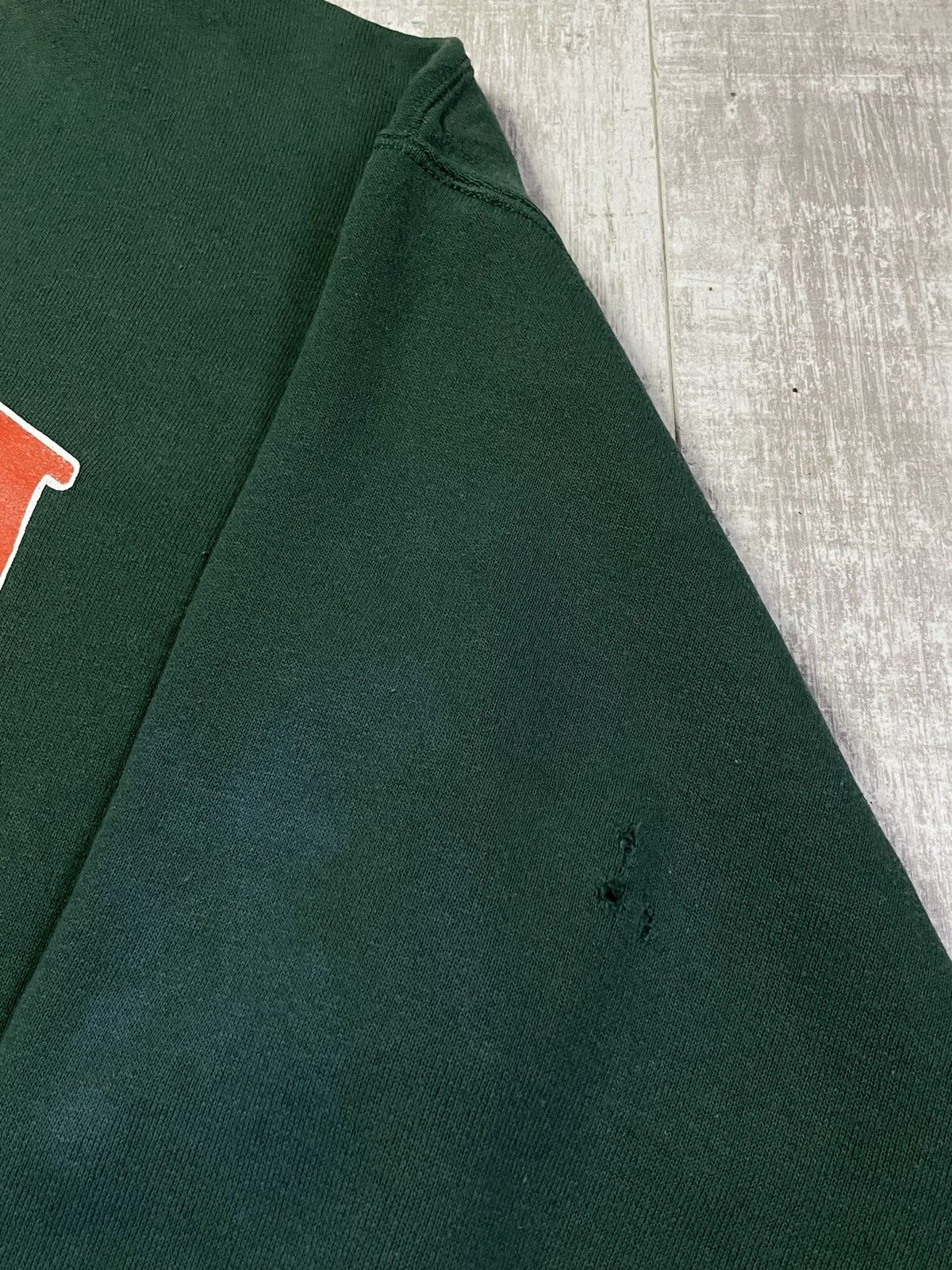 Vintage Vintage 90’s Miami Hurricanes University Sportwear Fade RARE Size US M / EU 48-50 / 2 - 8 Thumbnail